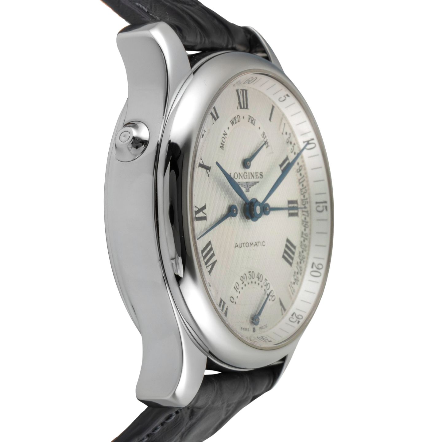 Longines Master Collection L2.715.4.71.3 (Onbekend (willekeurig serienummer)) - Zilver wijzerplaat 41mm Staal (7/8)