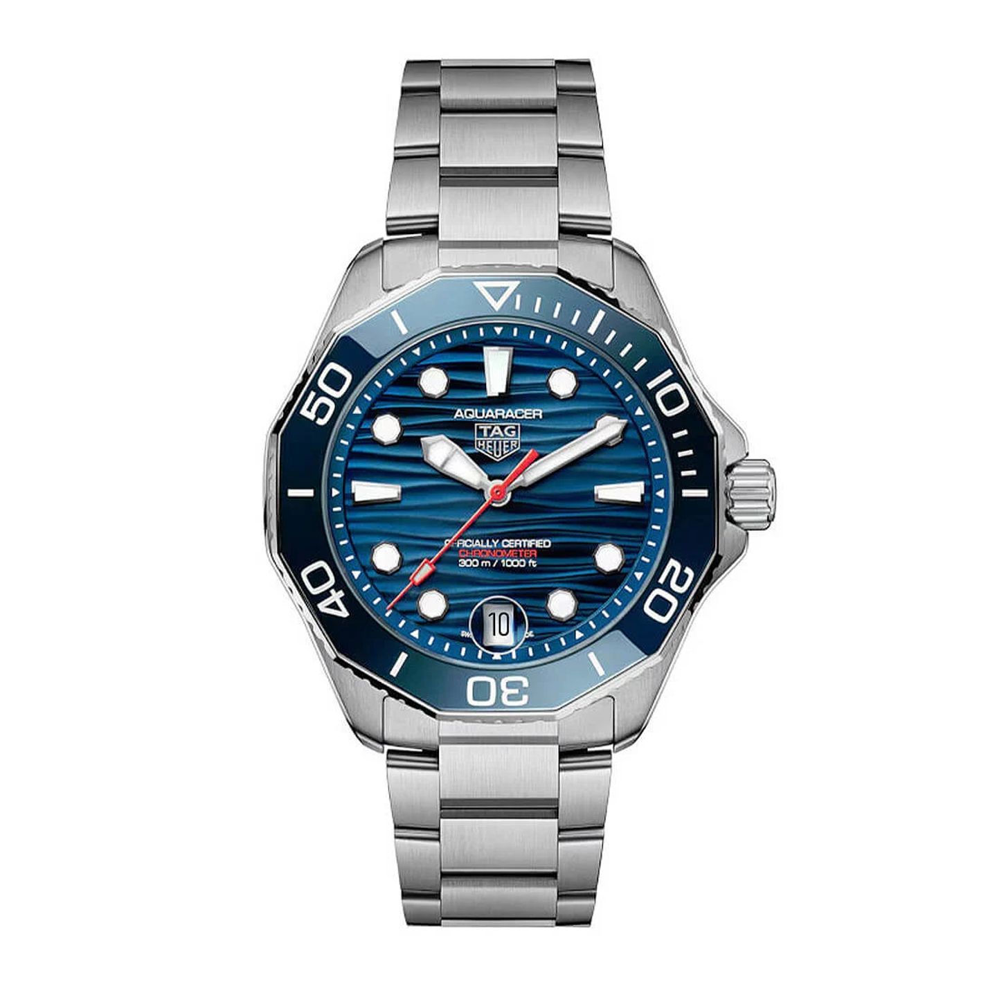 TAG Heuer Aquaracer WBP5111.BA0013 (2024) - Blauw wijzerplaat 42mm Staal (3/3)