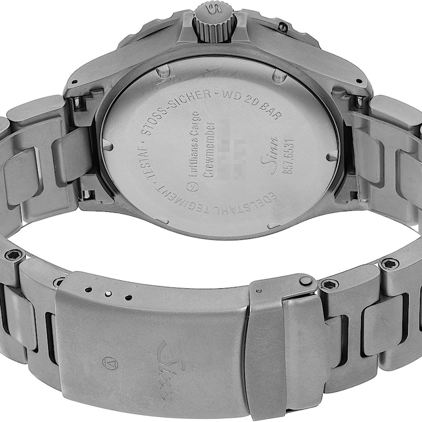 Sinn 856 / 857 857.041 (2018) - Zwart wijzerplaat 44mm Staal (5/5)