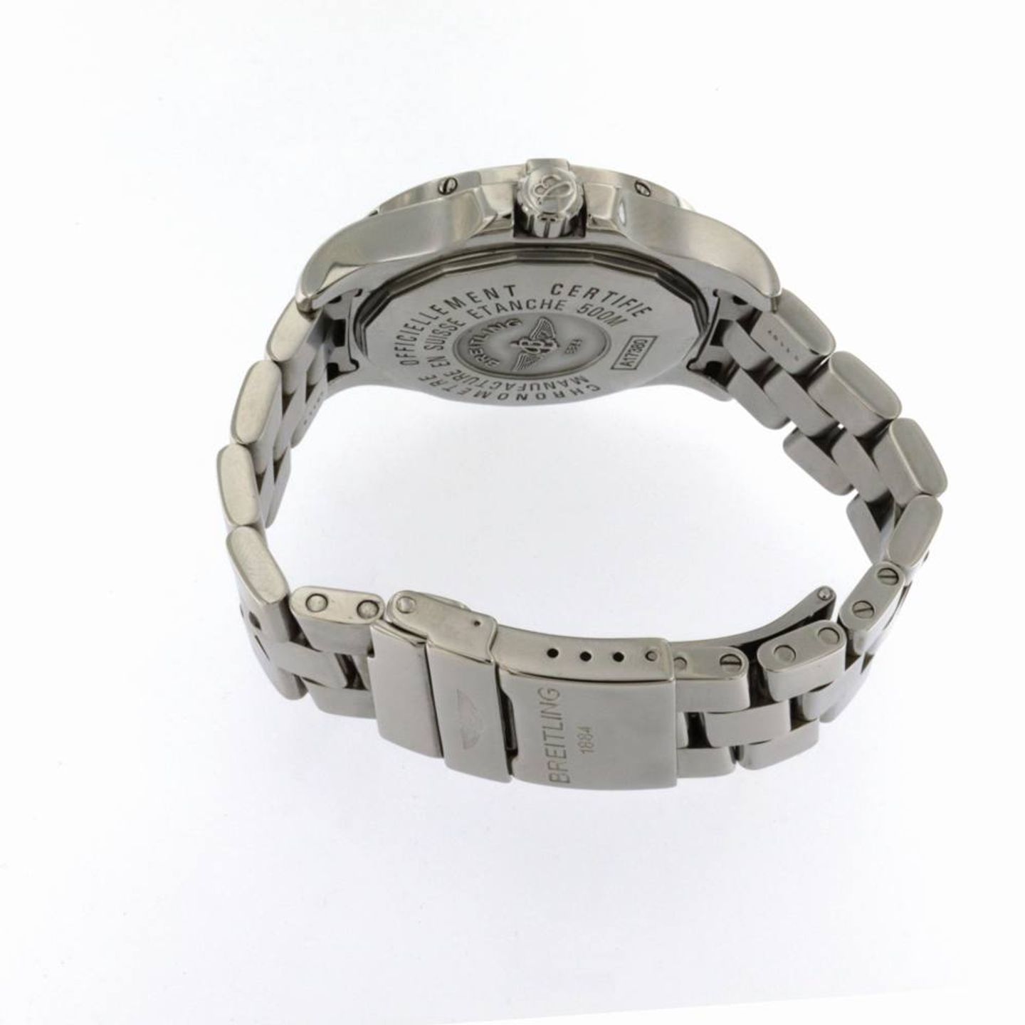 Breitling Colt Automatic A17380 (2008) - Black dial 41 mm Steel case (4/5)