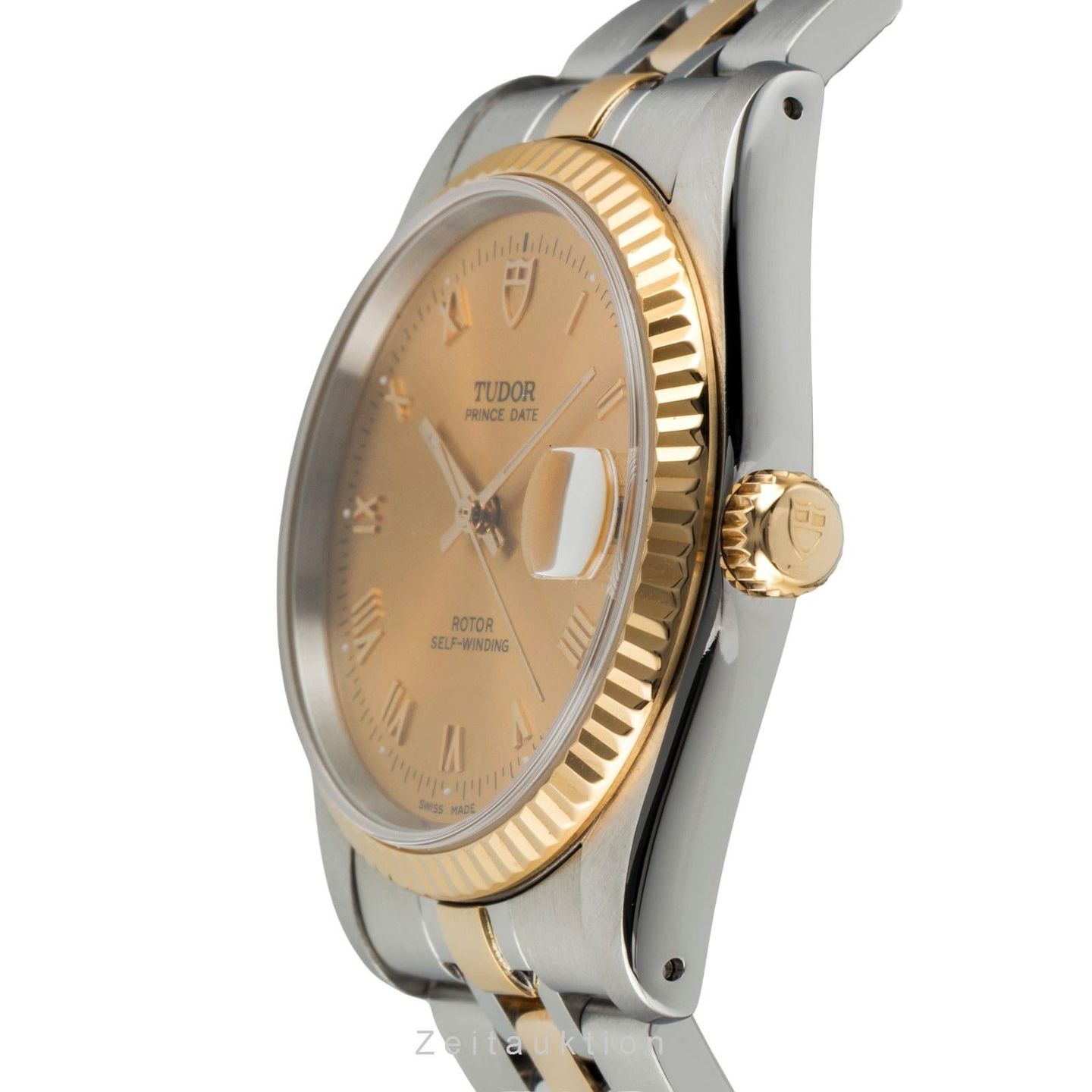 Tudor Prince Date 74033 (Onbekend (willekeurig serienummer)) - Goud wijzerplaat 34mm Goud/Staal (5/8)