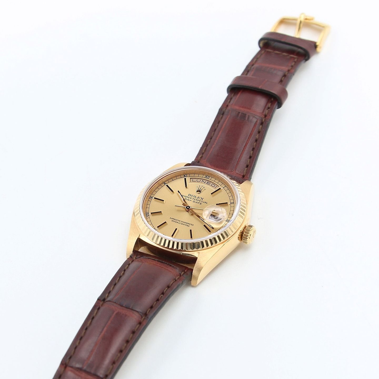 Rolex Day-Date 36 18038 (Unknown (random serial)) - 36 mm Yellow Gold case (1/6)