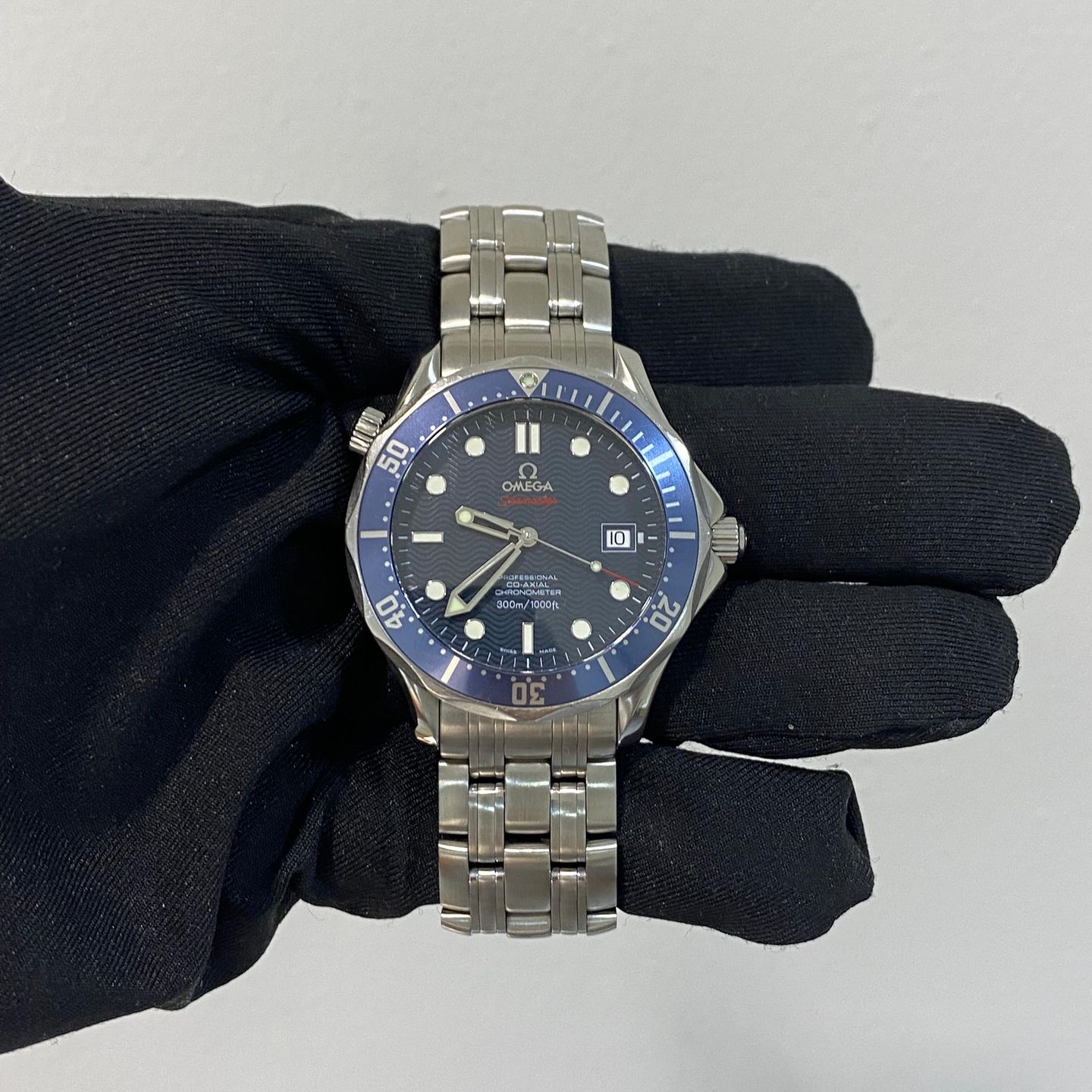 Omega Seamaster 300 2222.8 (2013) - Blauw wijzerplaat 36mm Onbekend (1/7)