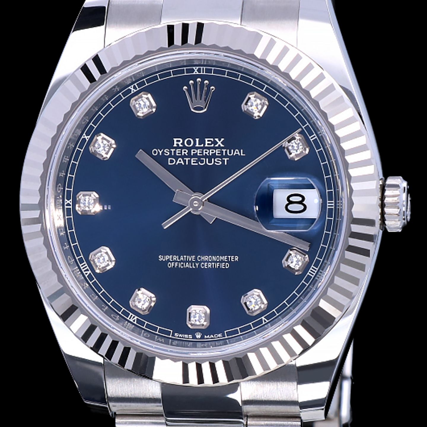 Rolex Datejust 41 126334 (2023) - Blauw wijzerplaat 41mm Staal (1/8)