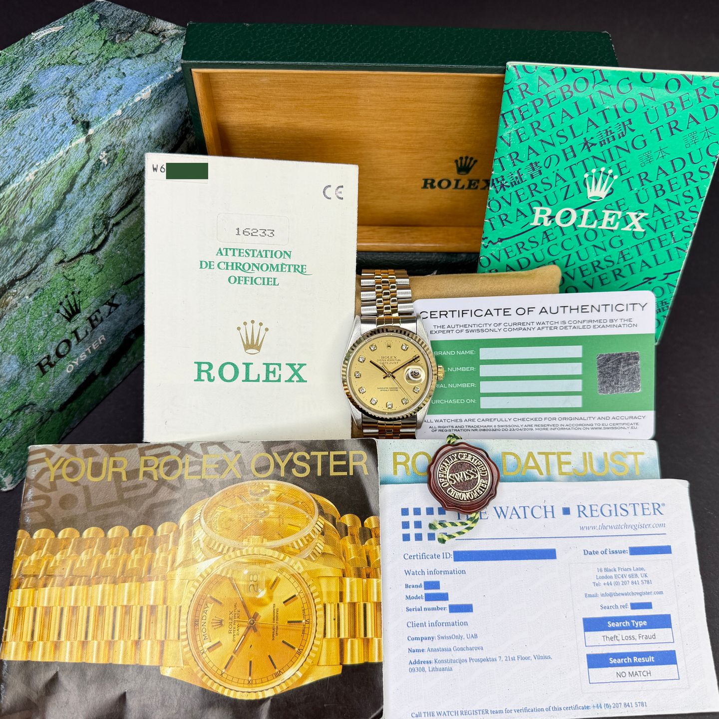 Rolex Datejust 36 16233 (1995) - 36 mm Gold/Steel case (3/8)