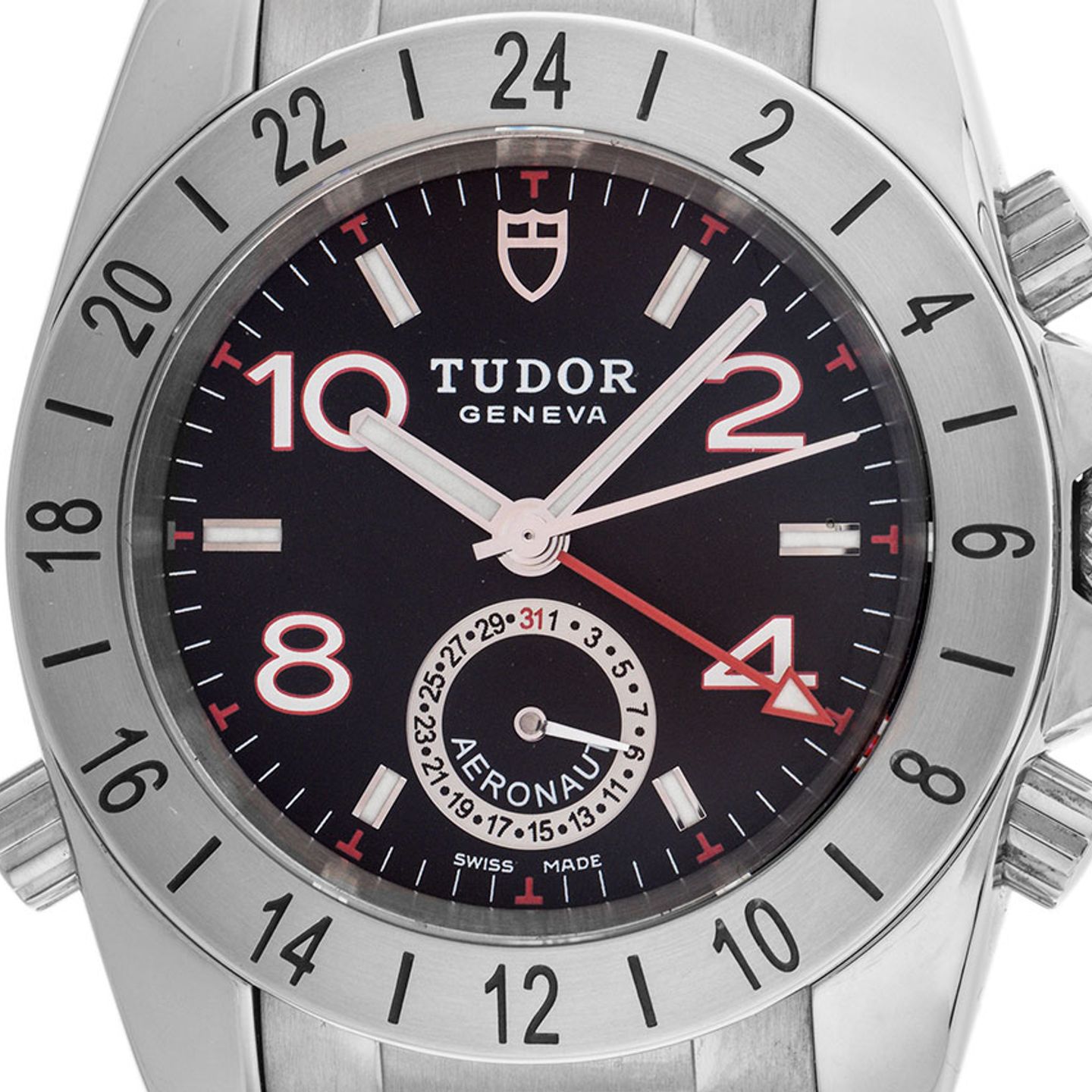 Tudor Sport Aeronaut 20200 (2008) - Silver dial 41 mm Steel case (1/8)