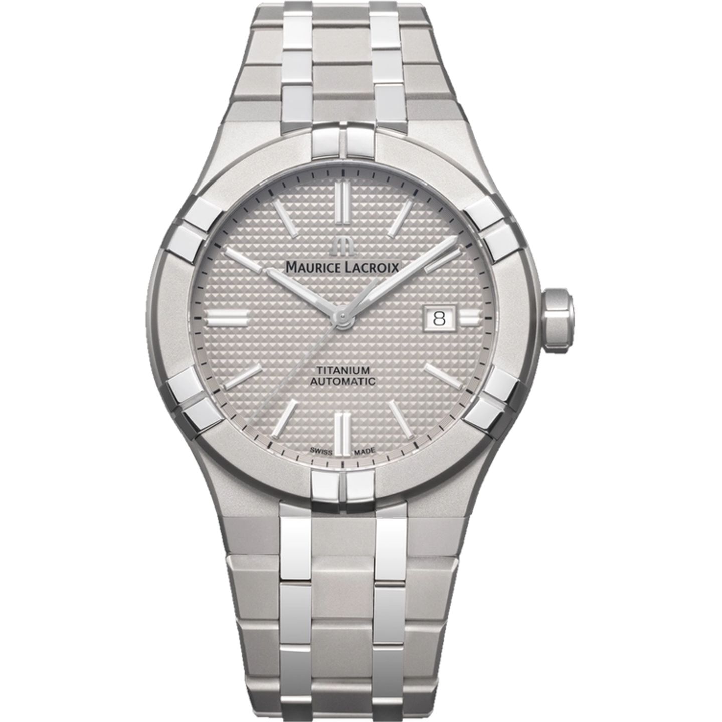 Maurice Lacroix Aikon AI6008-TT032-230-1 (2026) - Grey dial 42 mm Titanium case (1/1)