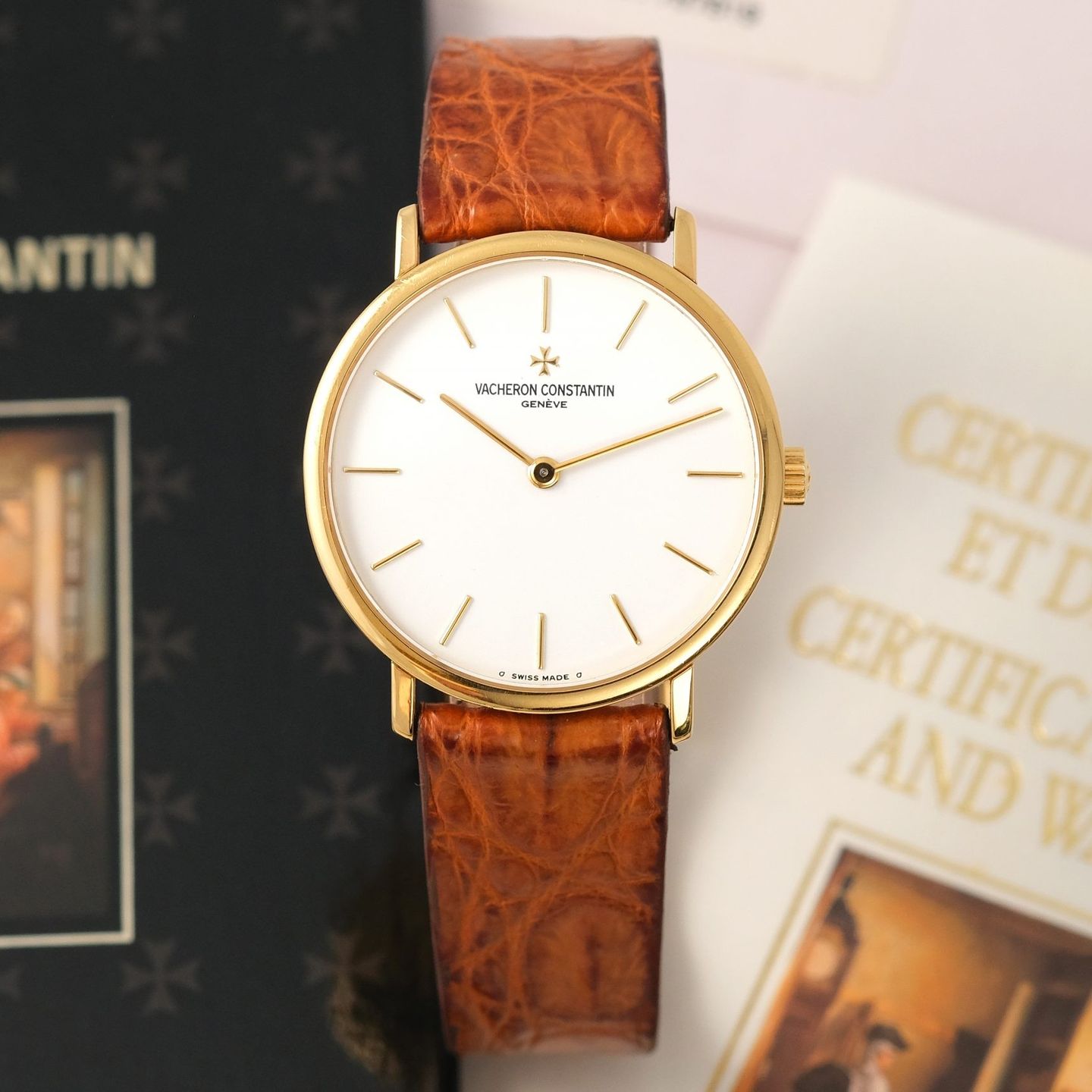 Vacheron Constantin Patrimony 31.039 (1998) - White dial 32 mm Yellow Gold case (1/8)