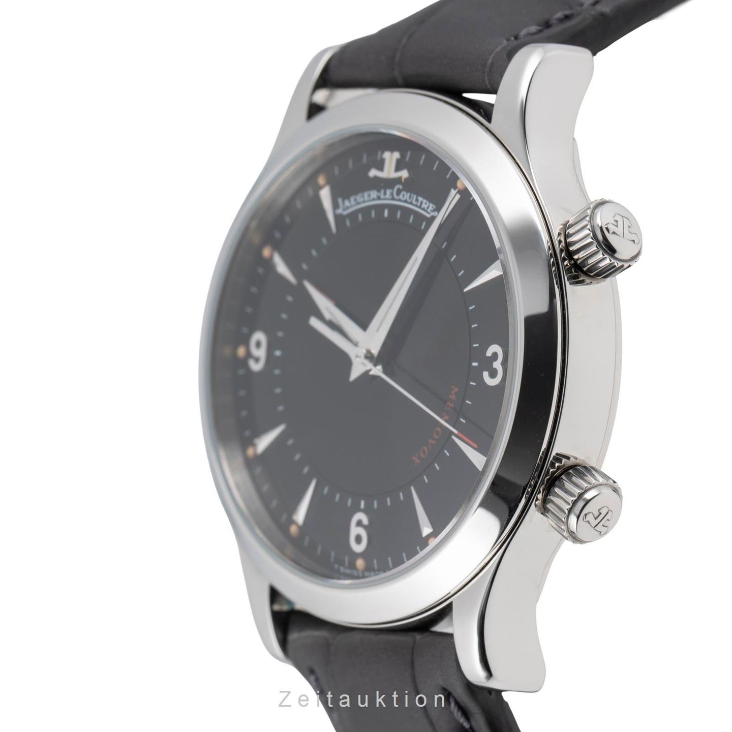 Jaeger-LeCoultre Master Memovox 144.8.94.S (1998) - Black dial 37 mm Steel case (5/8)
