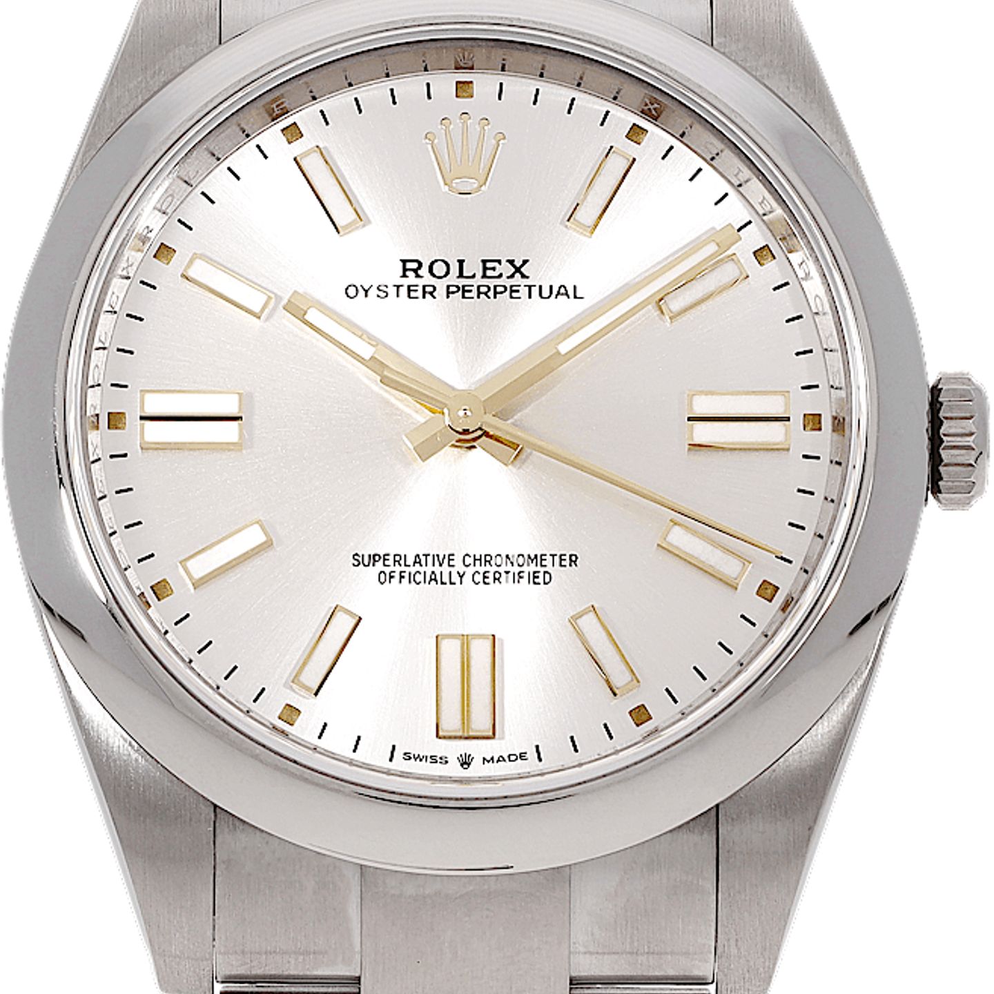 Rolex Oyster Perpetual 41 124300 (2022) - Silver dial 41 mm Steel case (2/5)
