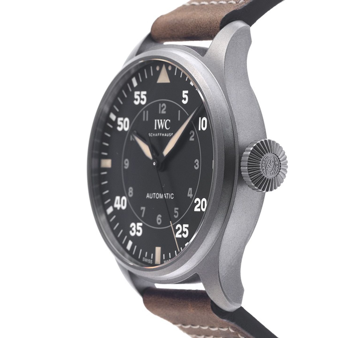 IWC Big Pilot IW329701 (2024) - Black dial 43 mm Titanium case (4/7)