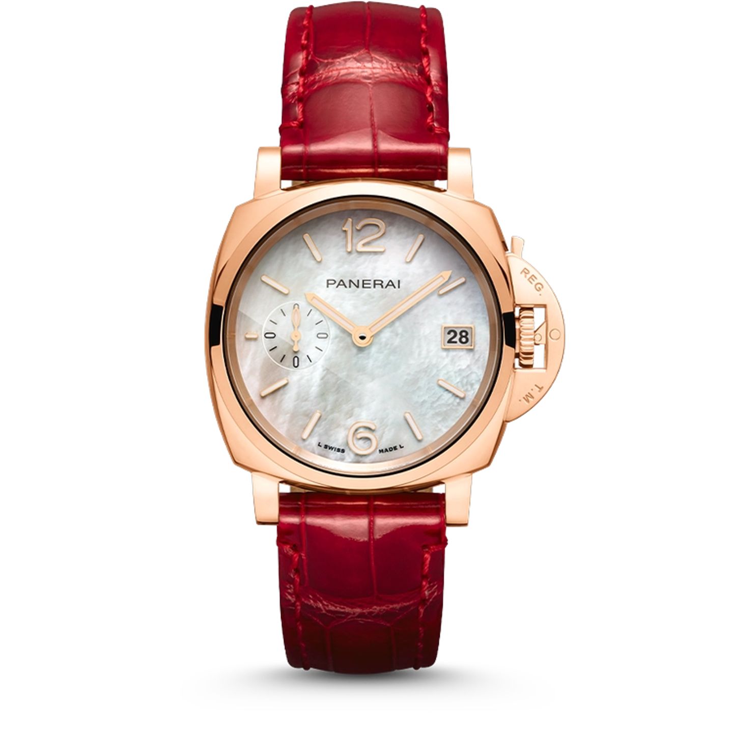 Panerai Luminor Due PAM01280 (2025) - Wit wijzerplaat 38mm Roodgoud (1/1)