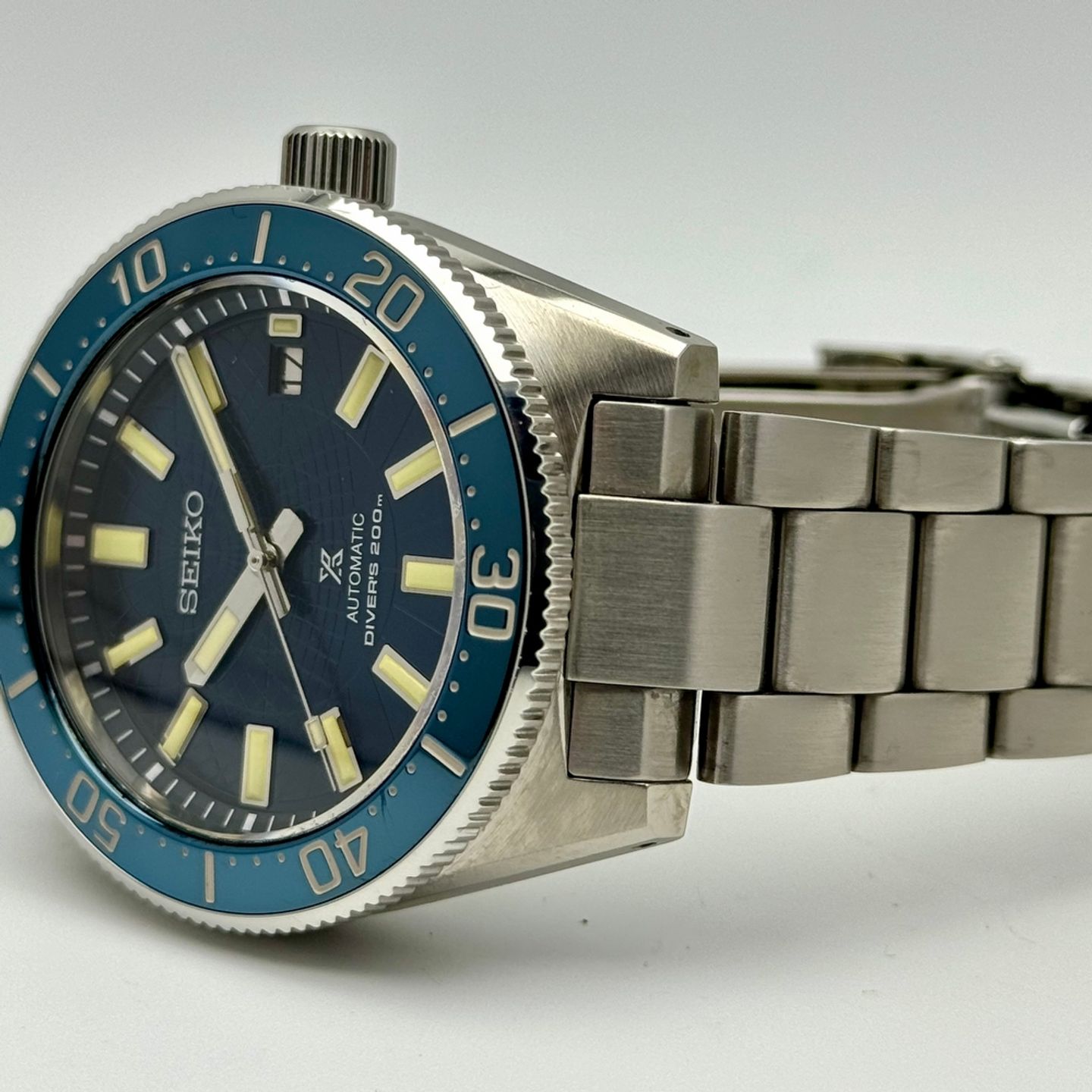 Seiko Prospex SLA065J1 (2023) - Blauw wijzerplaat 41mm Staal (7/10)