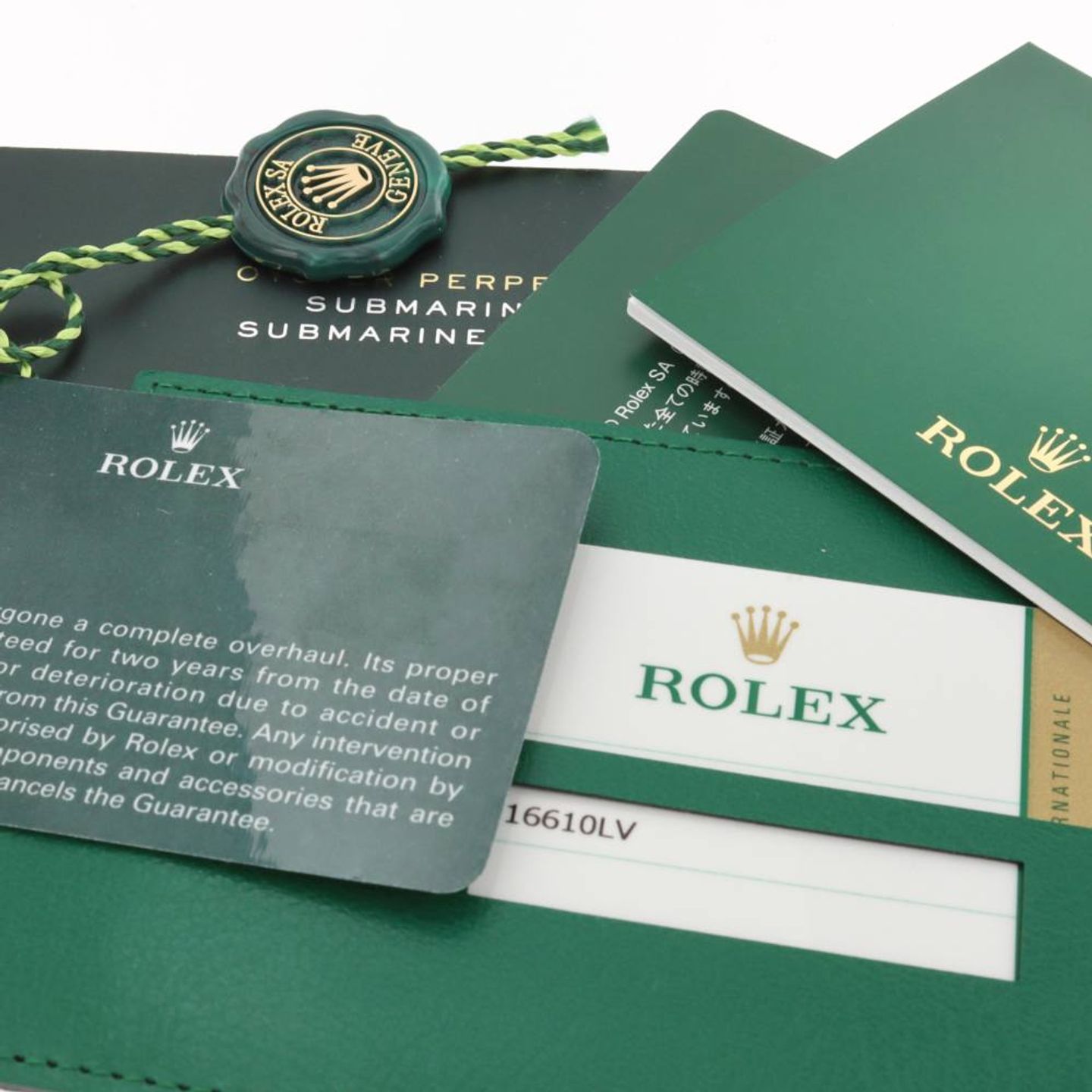 Rolex Submariner Date 116610LV (2014) - Green dial 40 mm Steel case (5/6)