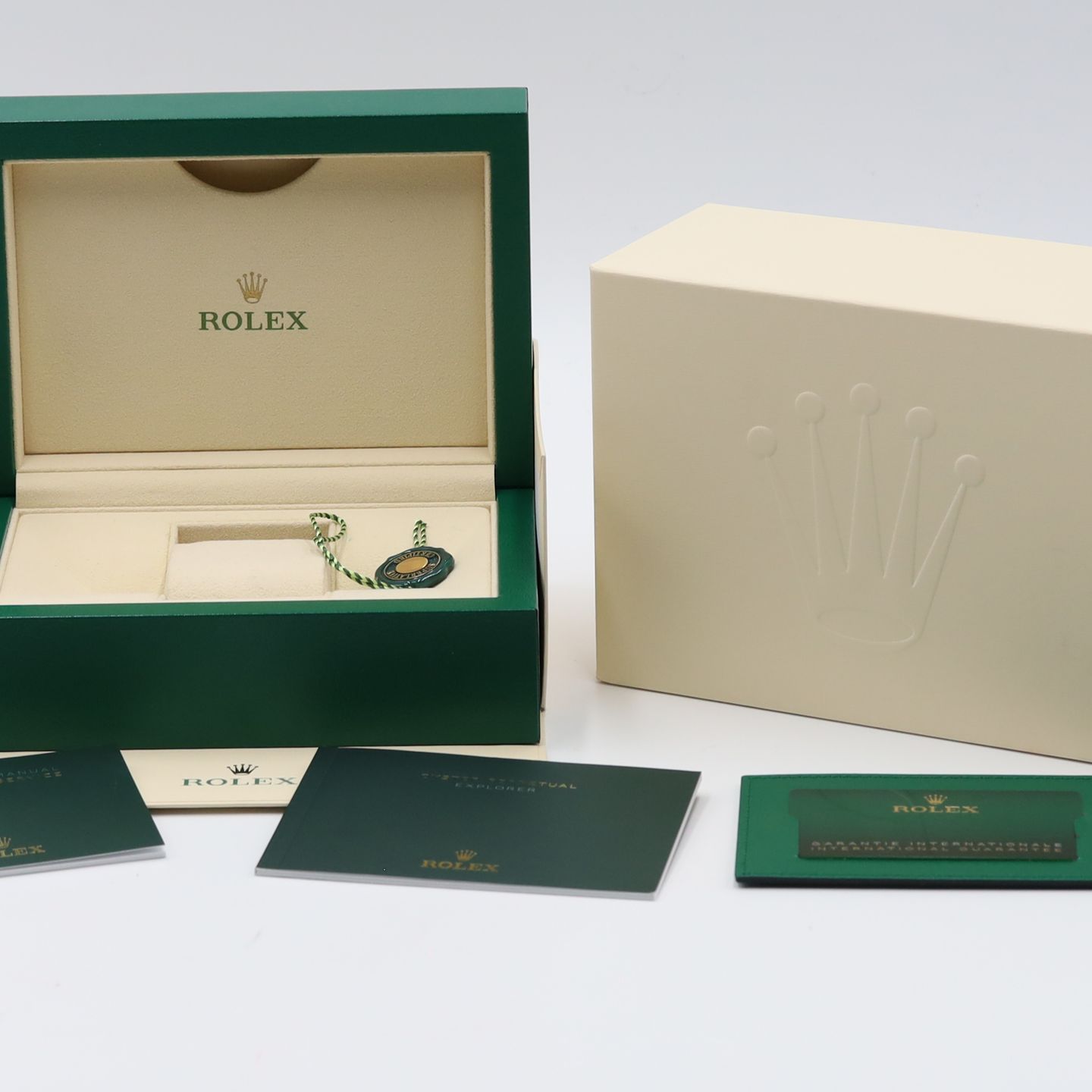 Rolex Explorer 124270 (Onbekend (willekeurig serienummer)) - Zwart wijzerplaat 36mm Staal (8/8)