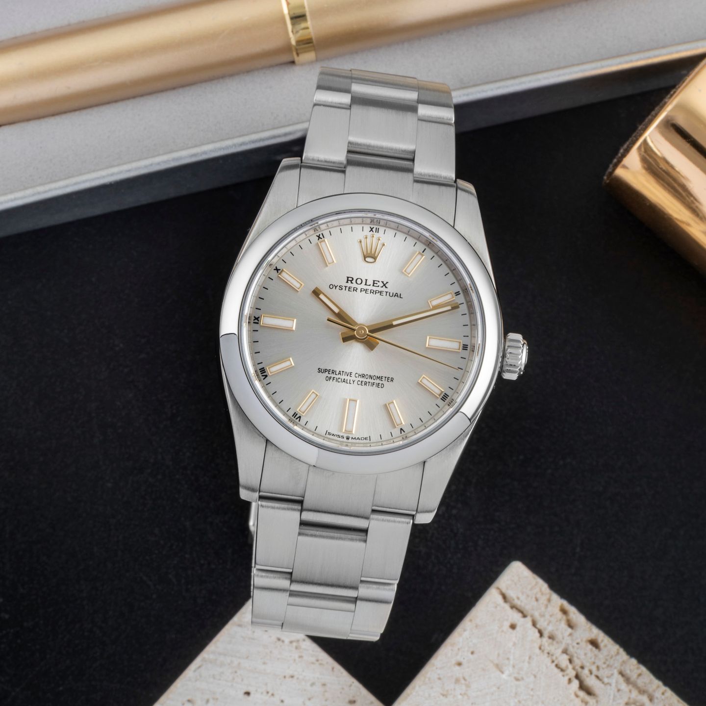 Rolex Oyster Perpetual 34 124200 (Unknown (random serial)) - 34 mm Steel case (1/8)