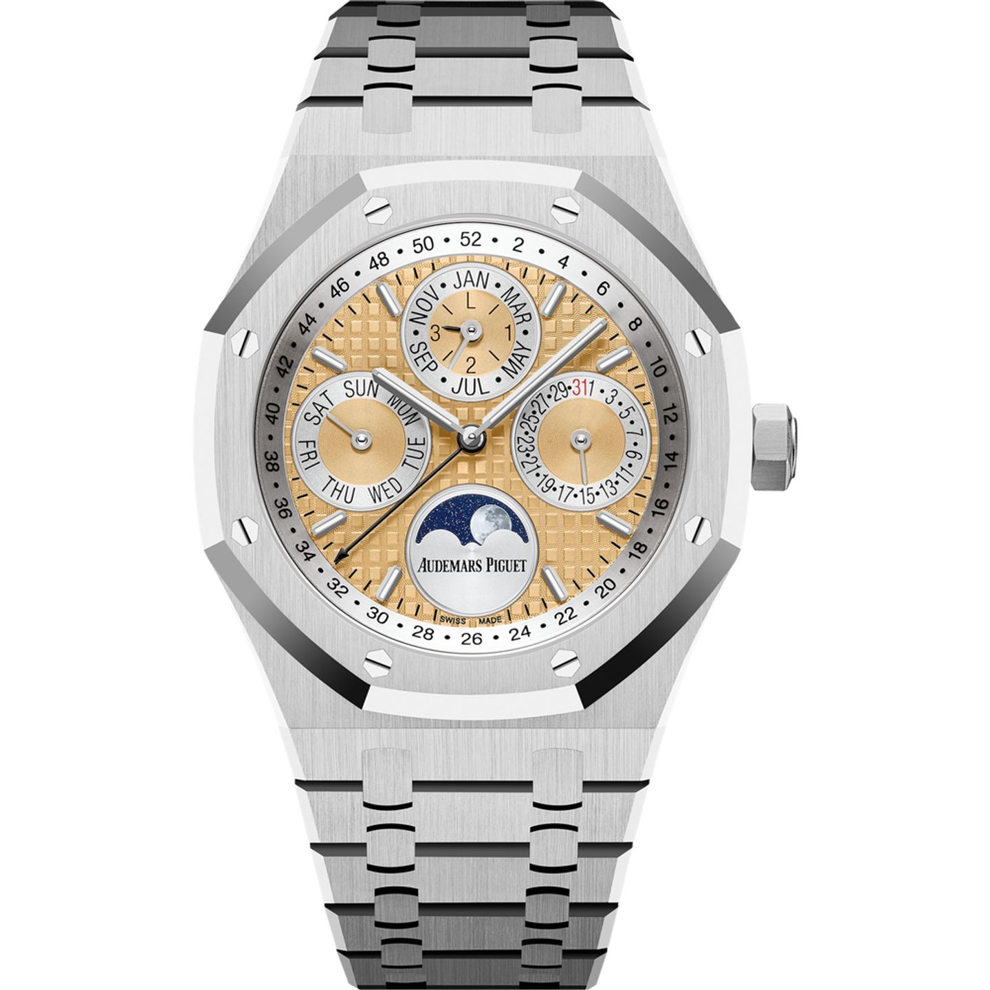 Audemars Piguet Royal Oak Perpetual Calendar 26611PT.OO.1220PT.01 (2026) - Pink dial 41 mm Platinum case (1/1)