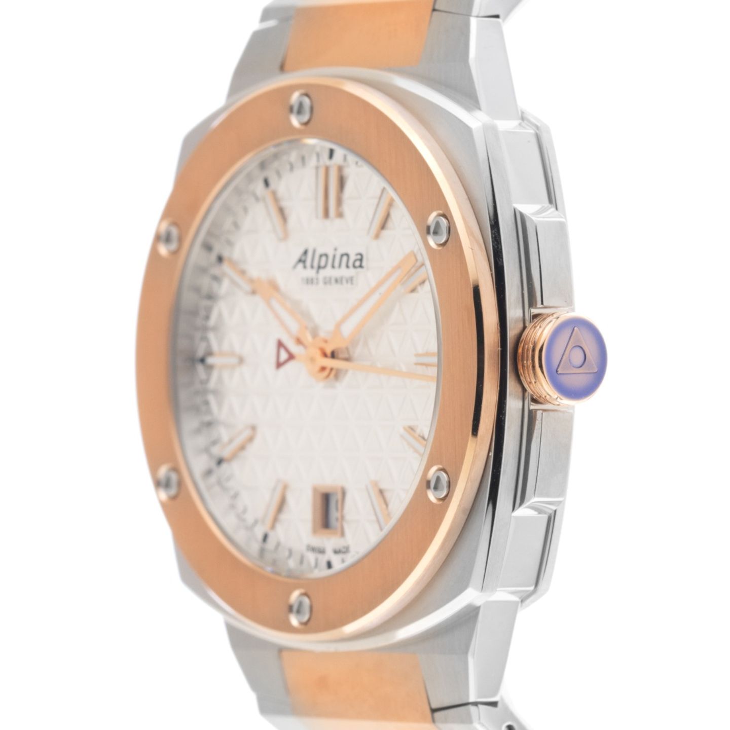Alpina Alpiner AL-220S2AE2B (Onbekend (willekeurig serienummer)) - Zilver wijzerplaat Onbekend Goud/Staal (4/7)