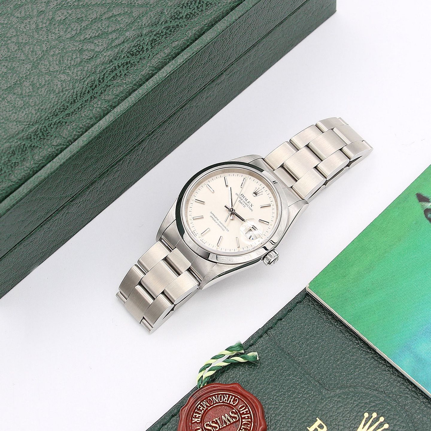 Rolex Oyster Perpetual Date 15200 (Onbekend (willekeurig serienummer)) - 34mm Staal (1/7)