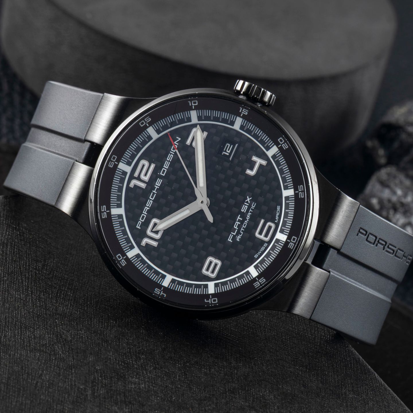 Porsche Design Flat Six P6351.43.04.1254 (2018) - Black dial 40 mm Steel case (2/8)