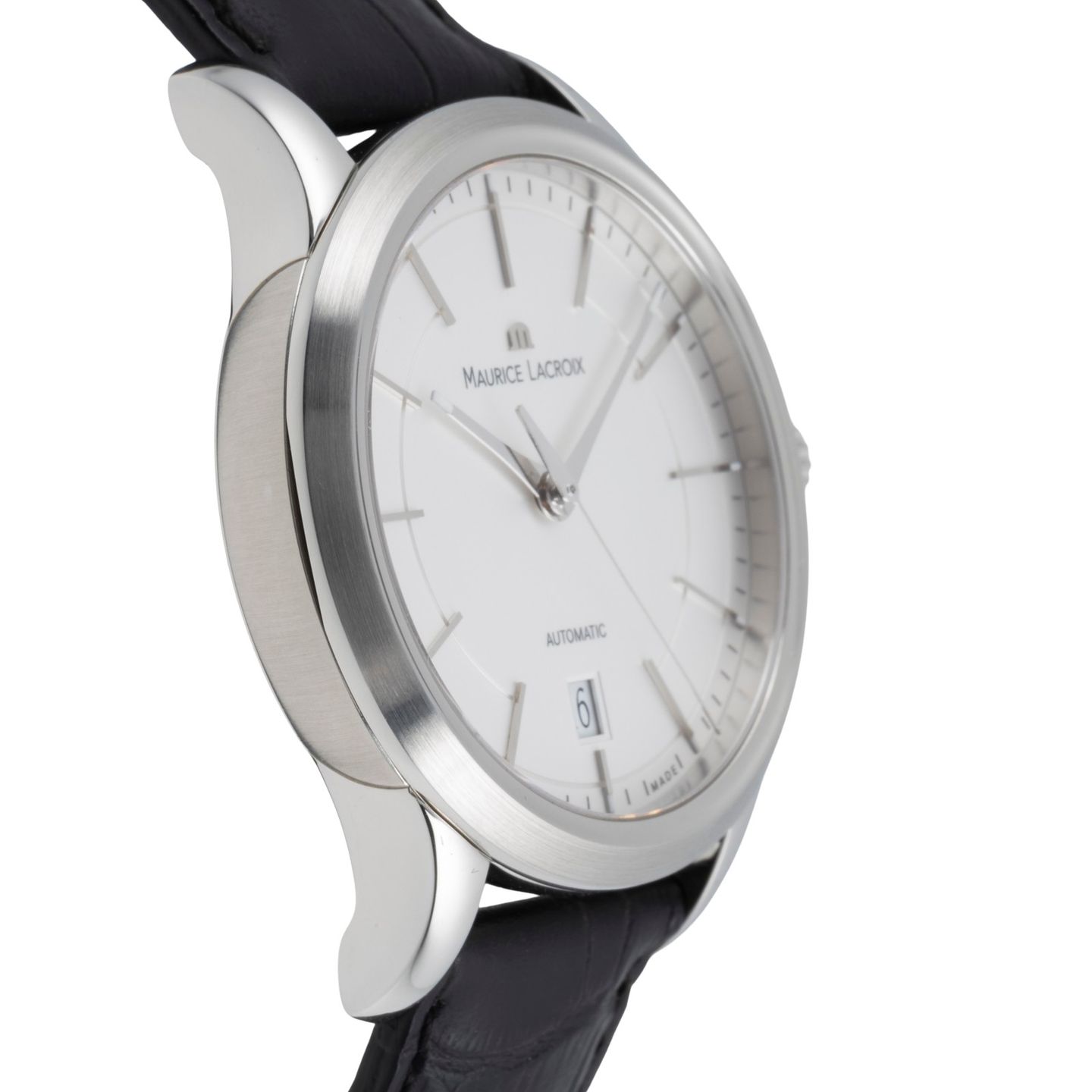 Maurice Lacroix Les Classiques Date LC6017-SS001-130 (Unknown (random serial)) - Silver dial 38 mm Steel case (7/8)