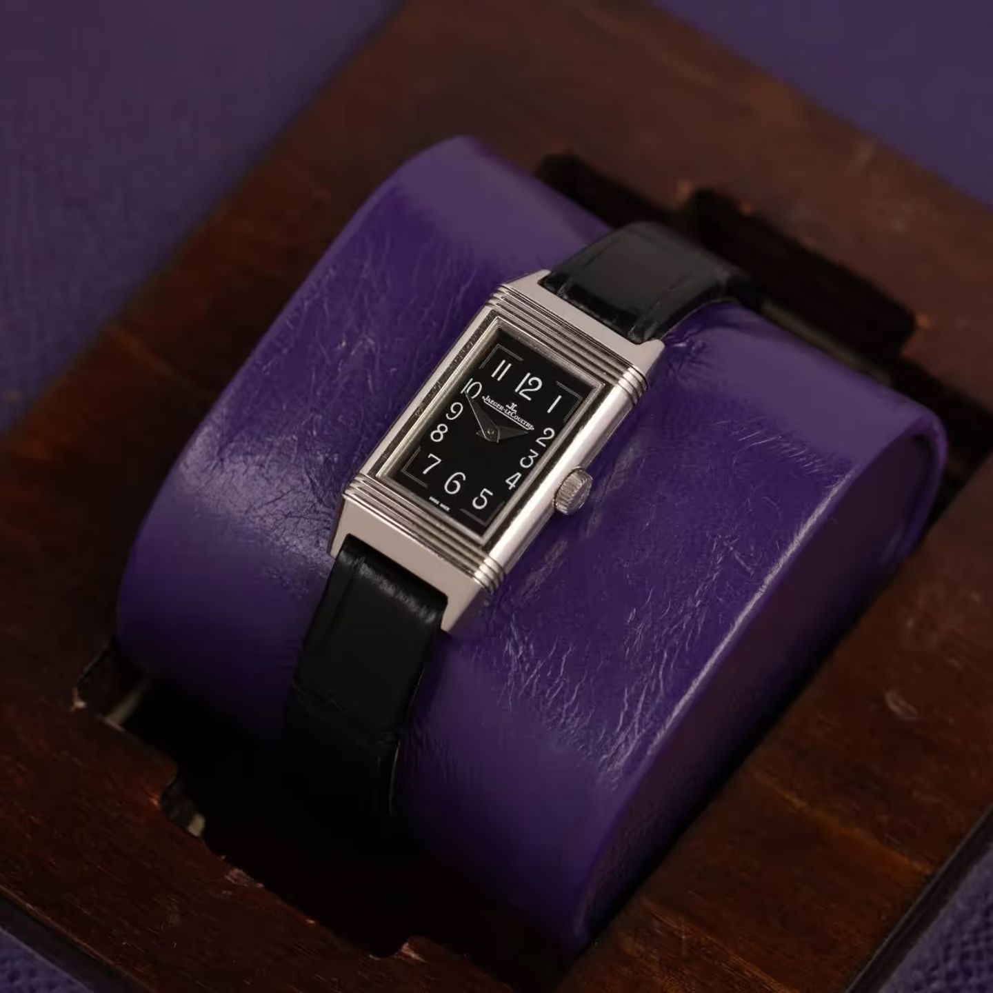 Jaeger-LeCoultre Reverso 200.8.47 (Unknown (random serial)) - Silver dial 18 mm Steel case (1/4)