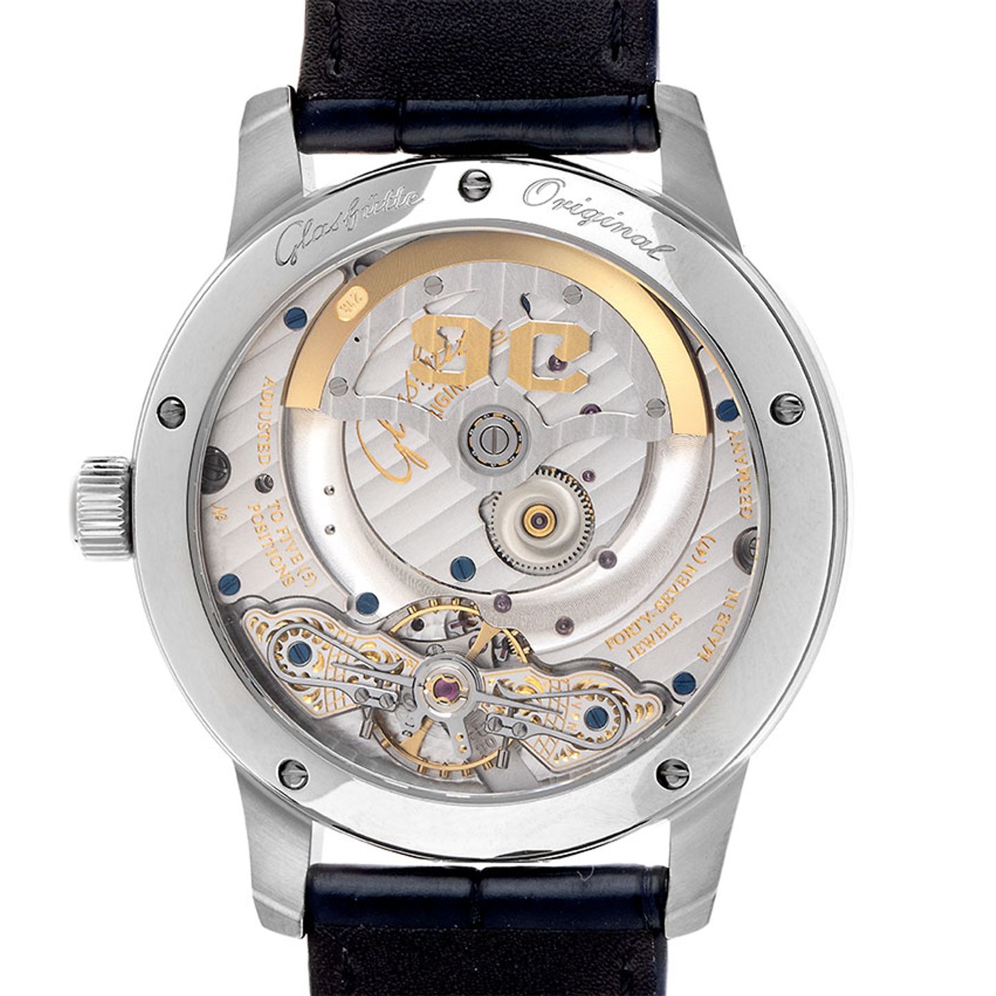 Glashütte Original PanoMaticLunar 1-90-02-46-32-61 (2025) - Blauw wijzerplaat 40mm Staal (6/7)