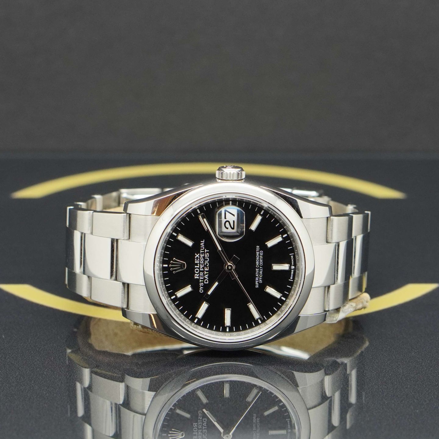 Rolex Datejust 36 126200 (2021) - Zwart wijzerplaat 36mm Staal (3/6)