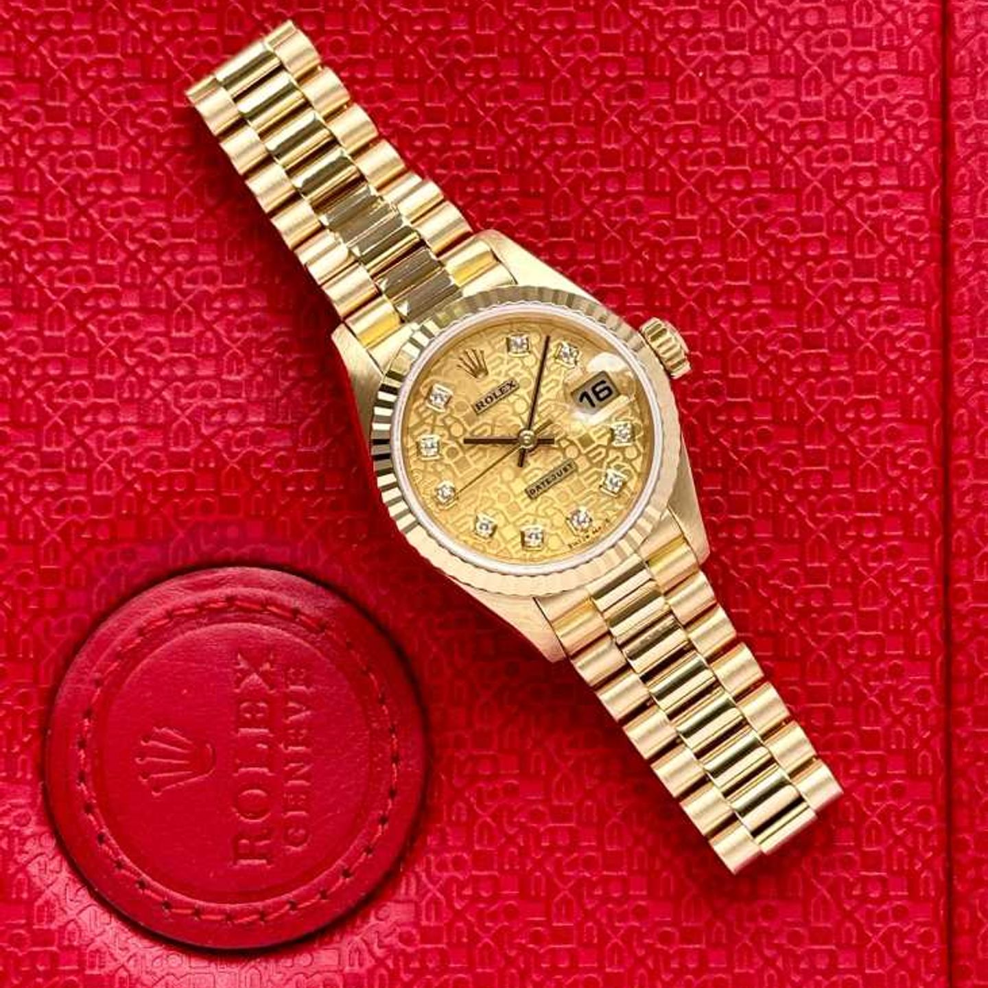 Rolex Lady-Datejust 79178 (1999) - Goud wijzerplaat 26mm Geelgoud (2/8)