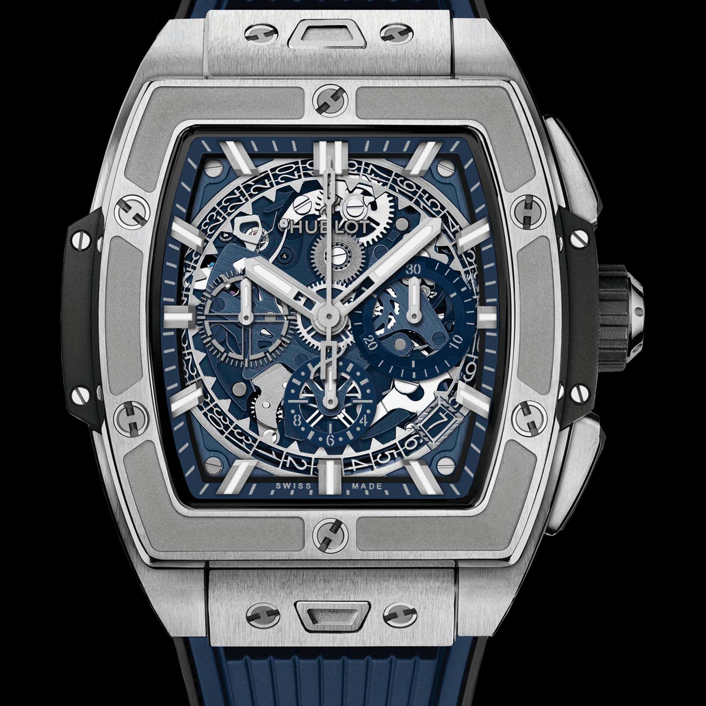 Hublot Spirit of Big Bang 642.NX.7170.RX (2022) - Transparent dial 42 mm Titanium case (1/1)