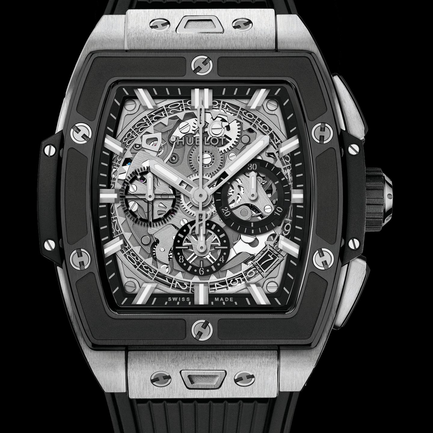 Hublot Spirit of Big Bang 642.NM.0170.RX (2022) - Transparent dial 42 mm Titanium case (1/1)