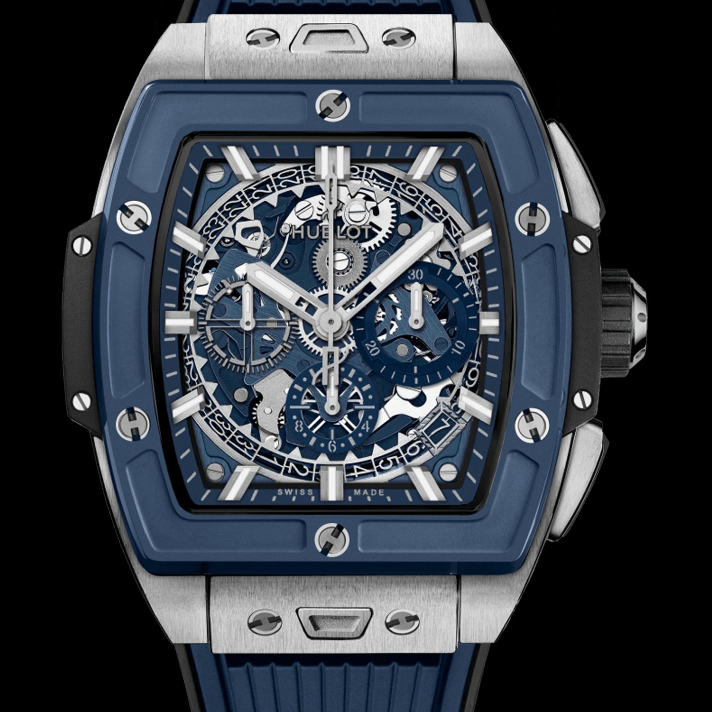 Hublot Spirit of Big Bang 642.NL.7170.RX (2022) - Transparent dial 42 mm Titanium case (1/1)