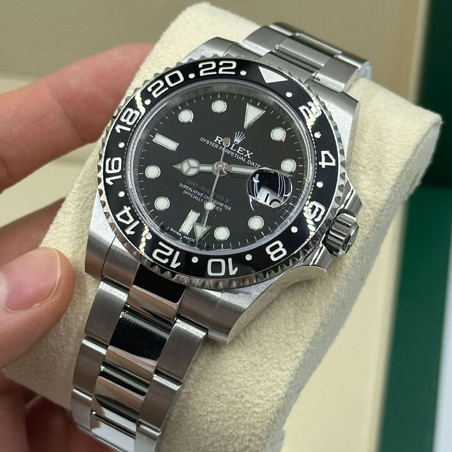 Rolex GMT-Master II 116710LN (2021) - Zwart wijzerplaat 40mm Staal (8/8)