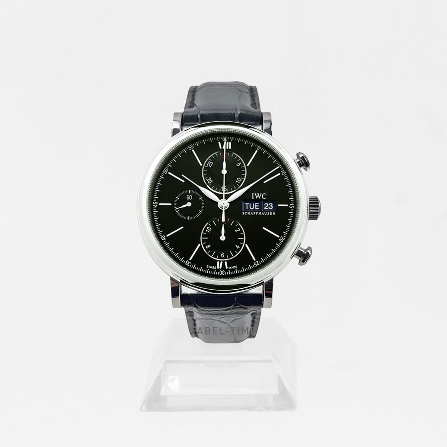 IWC Portofino Chronograph IW391029 (2025) - Black dial 42 mm Steel case (1/1)