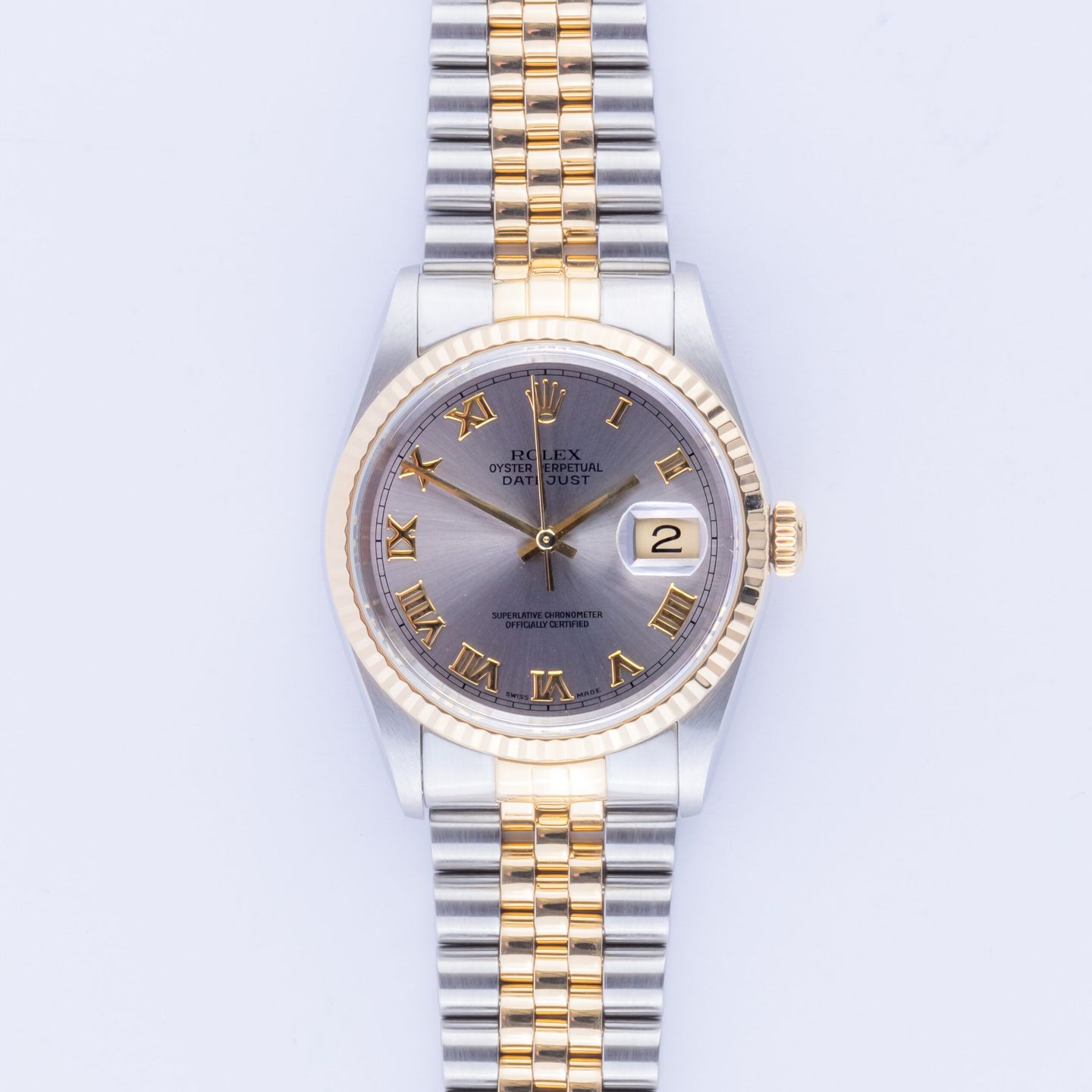Rolex Datejust 36 16233 (1994) - 36 mm Gold/Steel case (3/8)