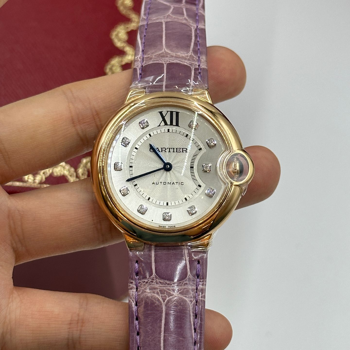 Cartier Ballon Bleu 36mm WJBB0010 (2024) - Silver dial 36 mm Rose Gold case (5/8)