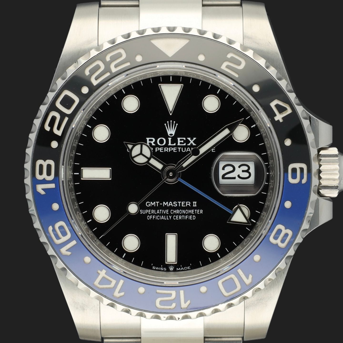 Rolex GMT-Master II 126710BLNR (2022) - Zwart wijzerplaat 40mm Staal (2/8)