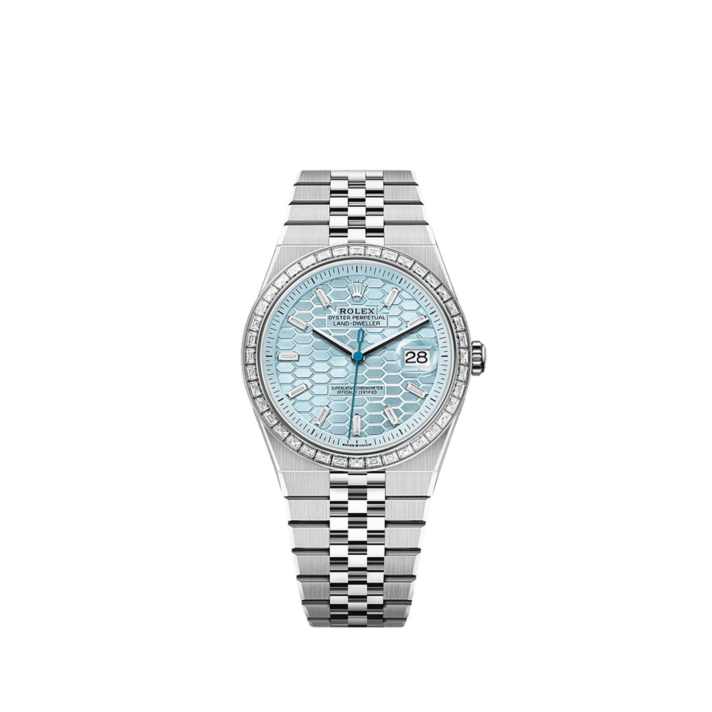Rolex Land-Dweller 40 127386TBR (2025) - Blauw wijzerplaat 40mm Platina (1/1)