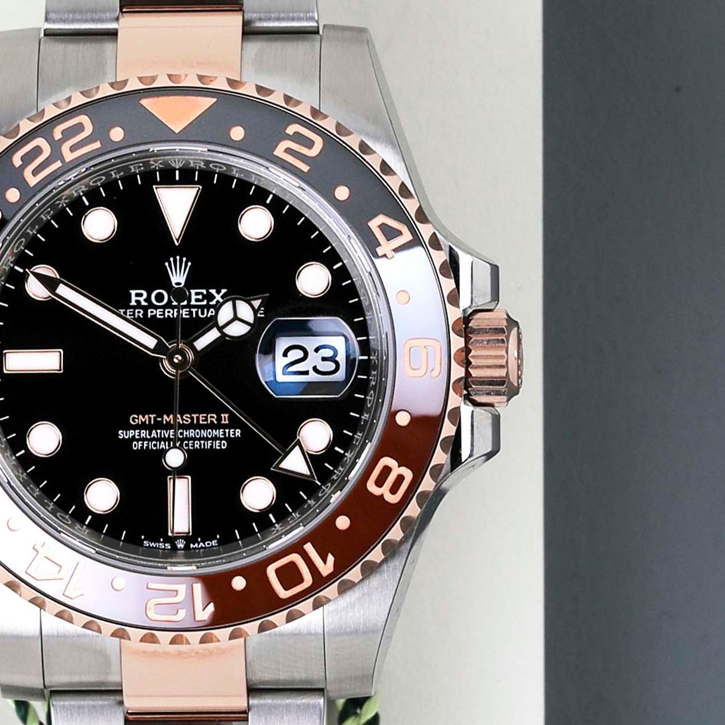 Rolex GMT-Master II 126711CHNR (2024) - Zwart wijzerplaat 40mm Goud/Staal (5/8)