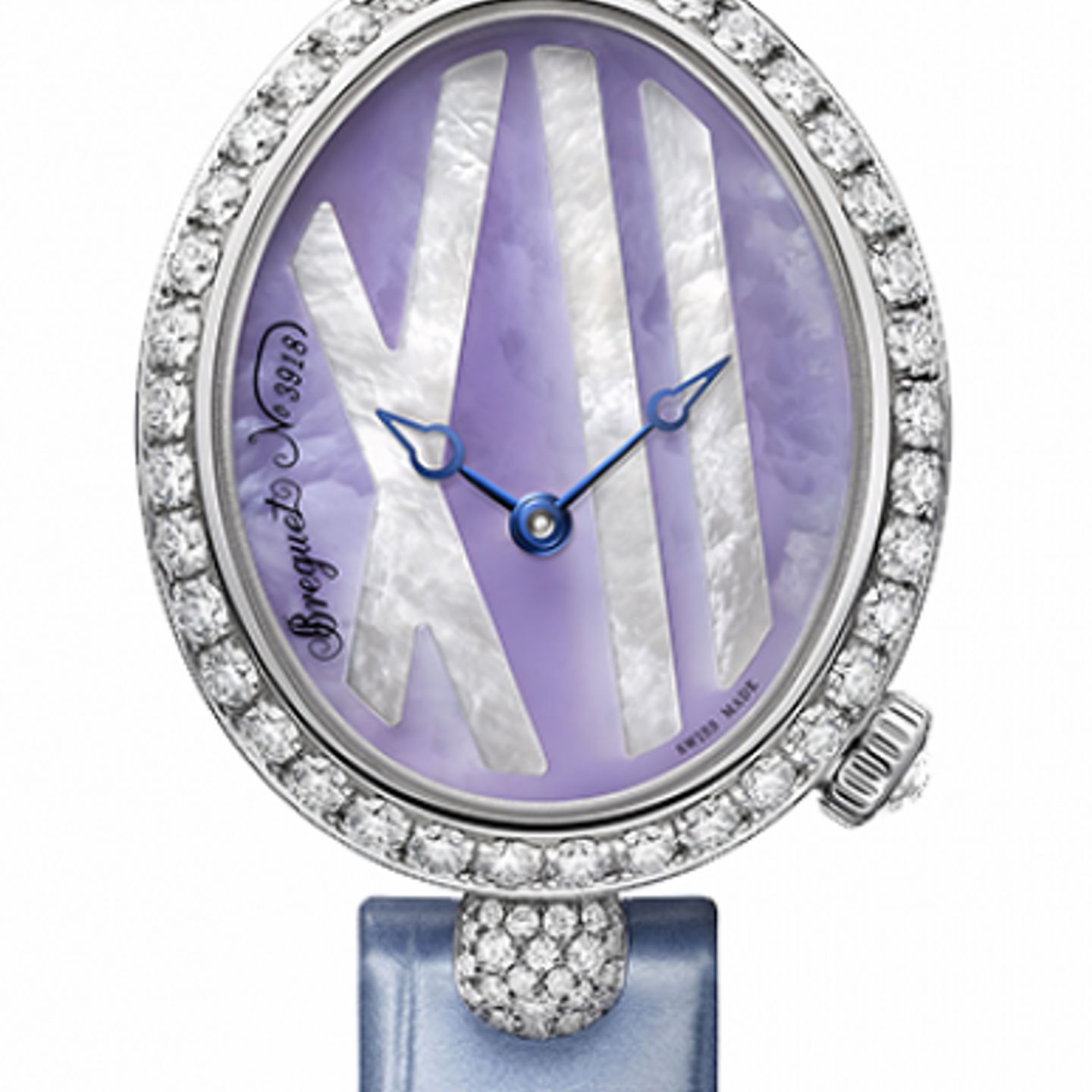 Breguet Reine de Naples 9818BB/5V/922/DD0D (2026) - Parelmoer wijzerplaat 33mm Witgoud (1/1)