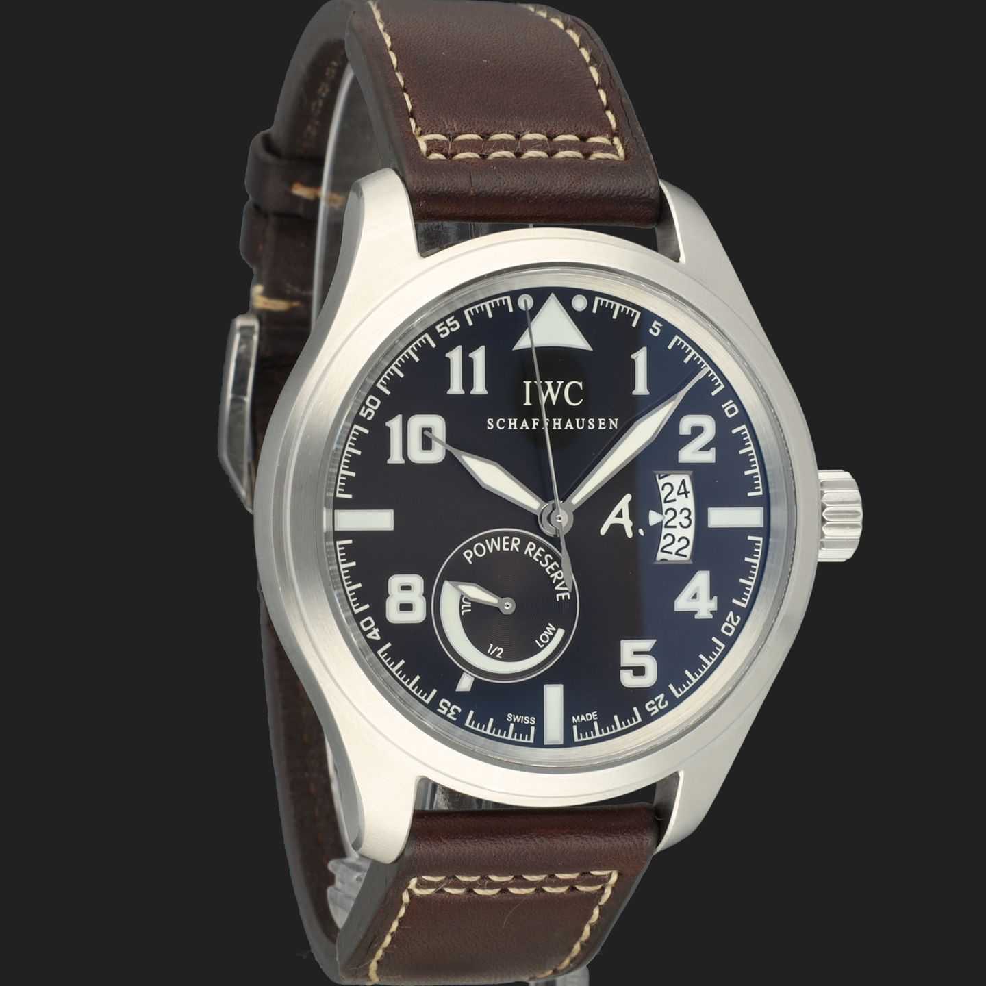 IWC Pilot IW320104 (2008) - Brown dial 44 mm Steel case (4/8)