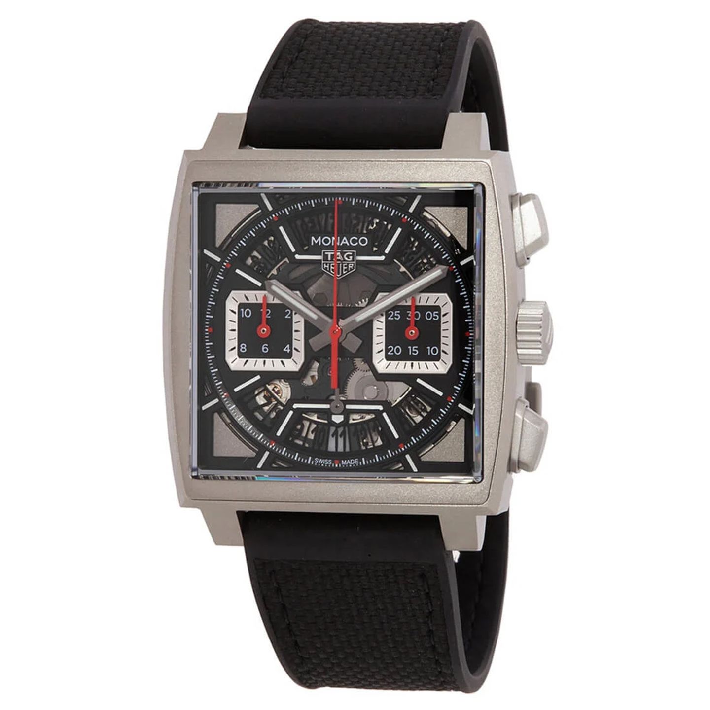 TAG Heuer Monaco CBL2183.FT6236 (2024) - Transparant wijzerplaat 39mm Titanium (3/3)