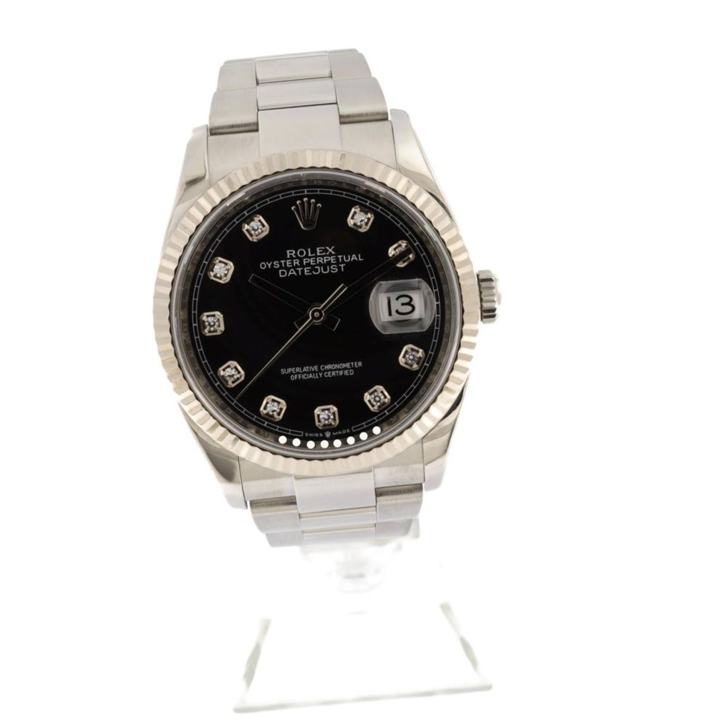 Rolex Datejust 36 126234 (2019) - Zwart wijzerplaat 36mm Staal (1/6)