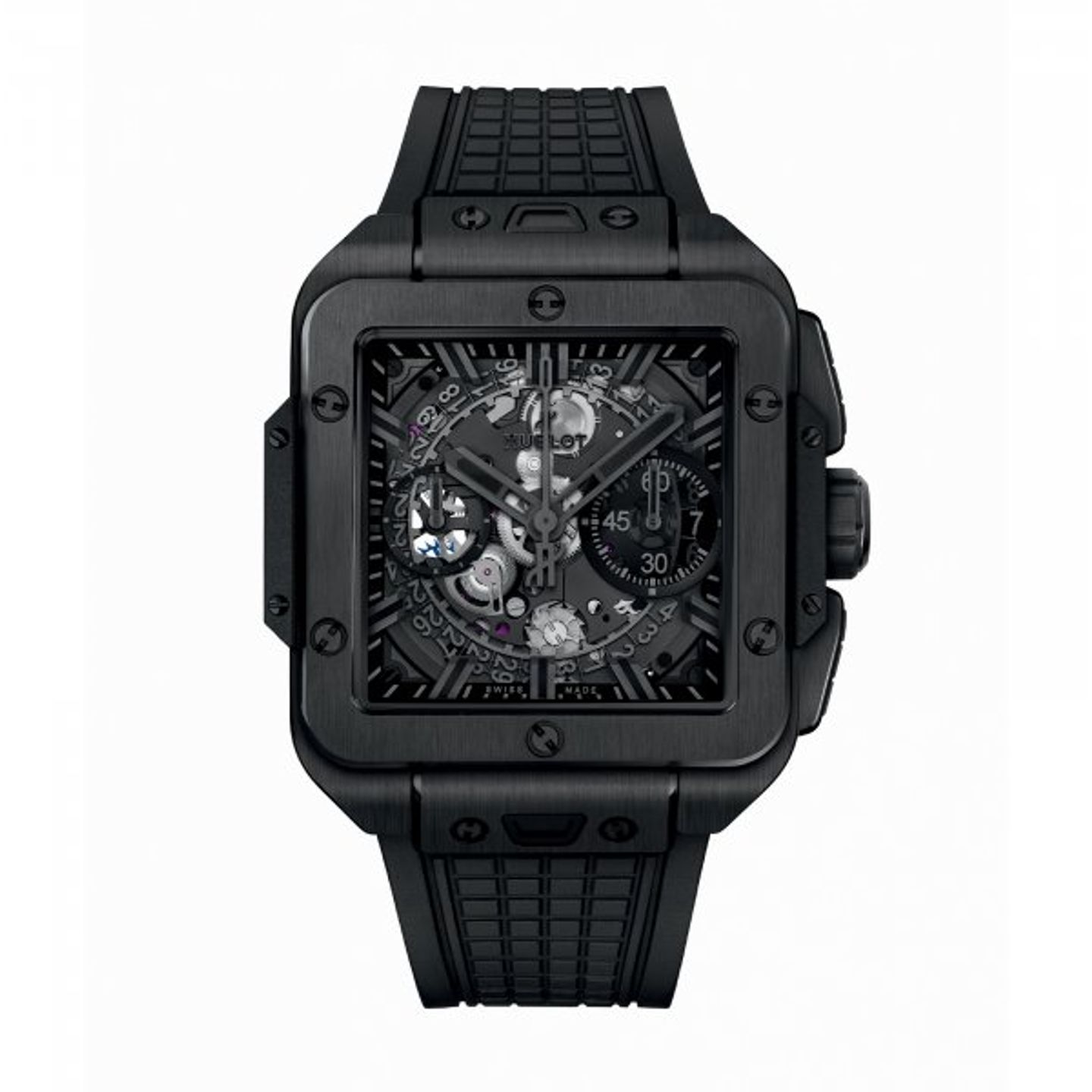 Hublot Square Bang 821.CX.0140.RX (2024) - Black dial 42 mm Ceramic case (2/2)