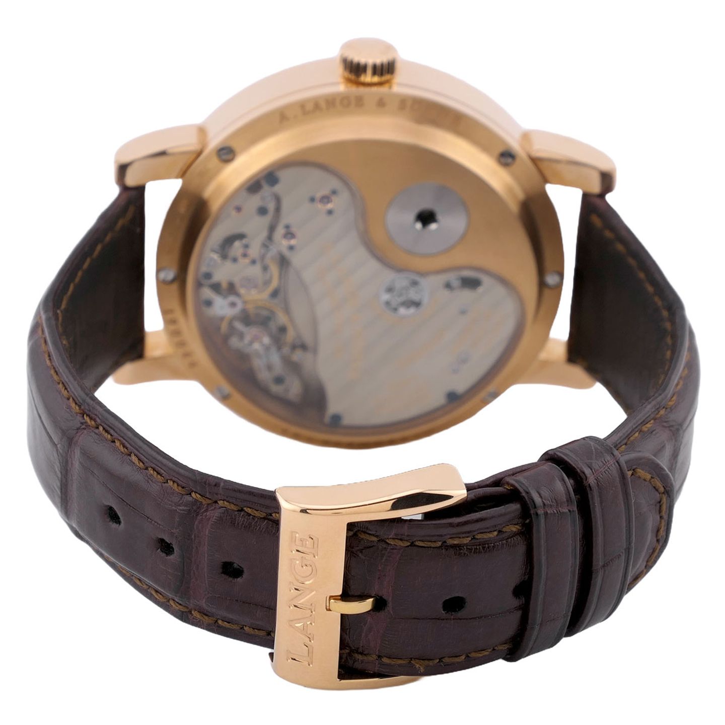 A. Lange & Söhne Lange 1 101.001 (2012) - Silver dial 46 mm Yellow Gold case (7/8)