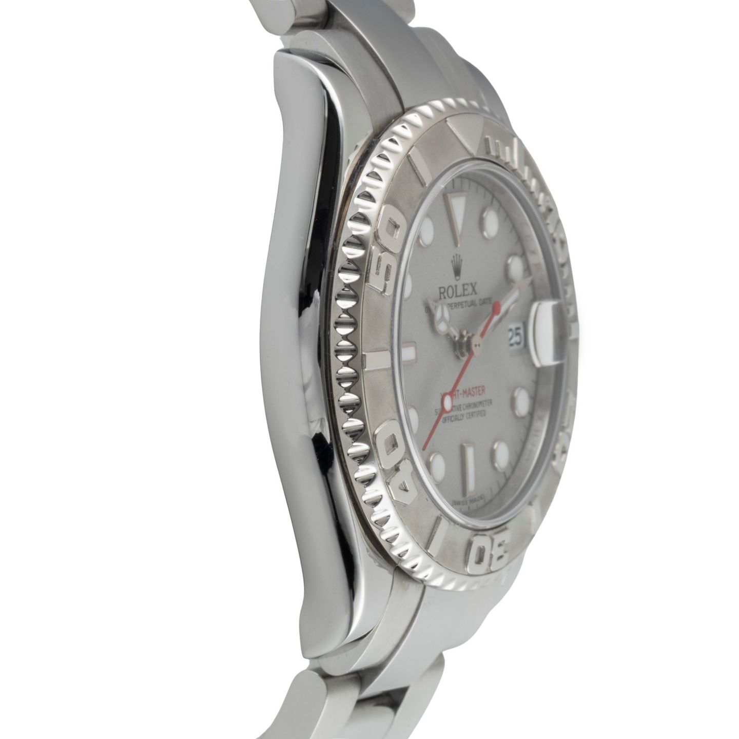 Rolex Yacht-Master 168622 (Onbekend (willekeurig serienummer)) - Grijs wijzerplaat 35mm Staal (7/8)