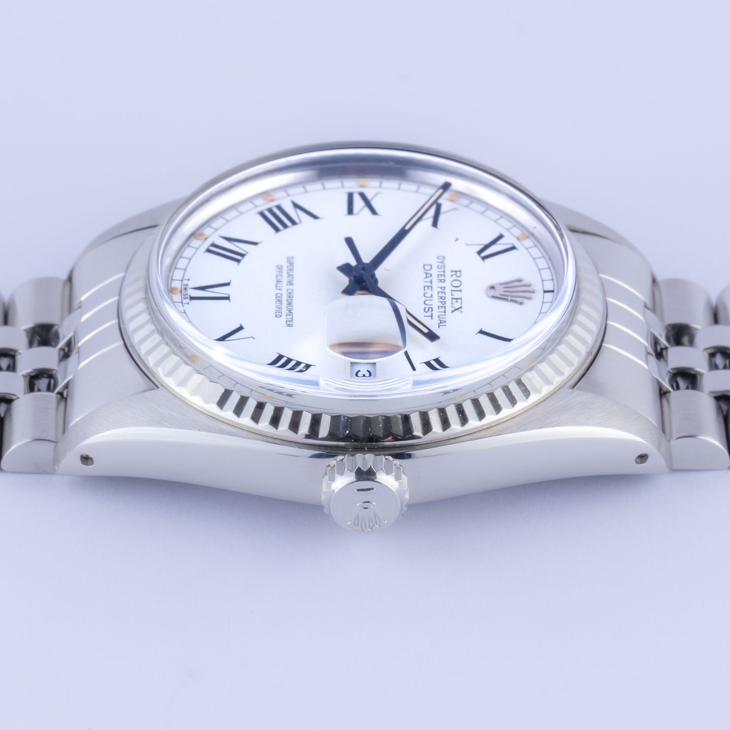 Rolex Datejust 36 16014 (1978) - White dial 36 mm Steel case (6/7)
