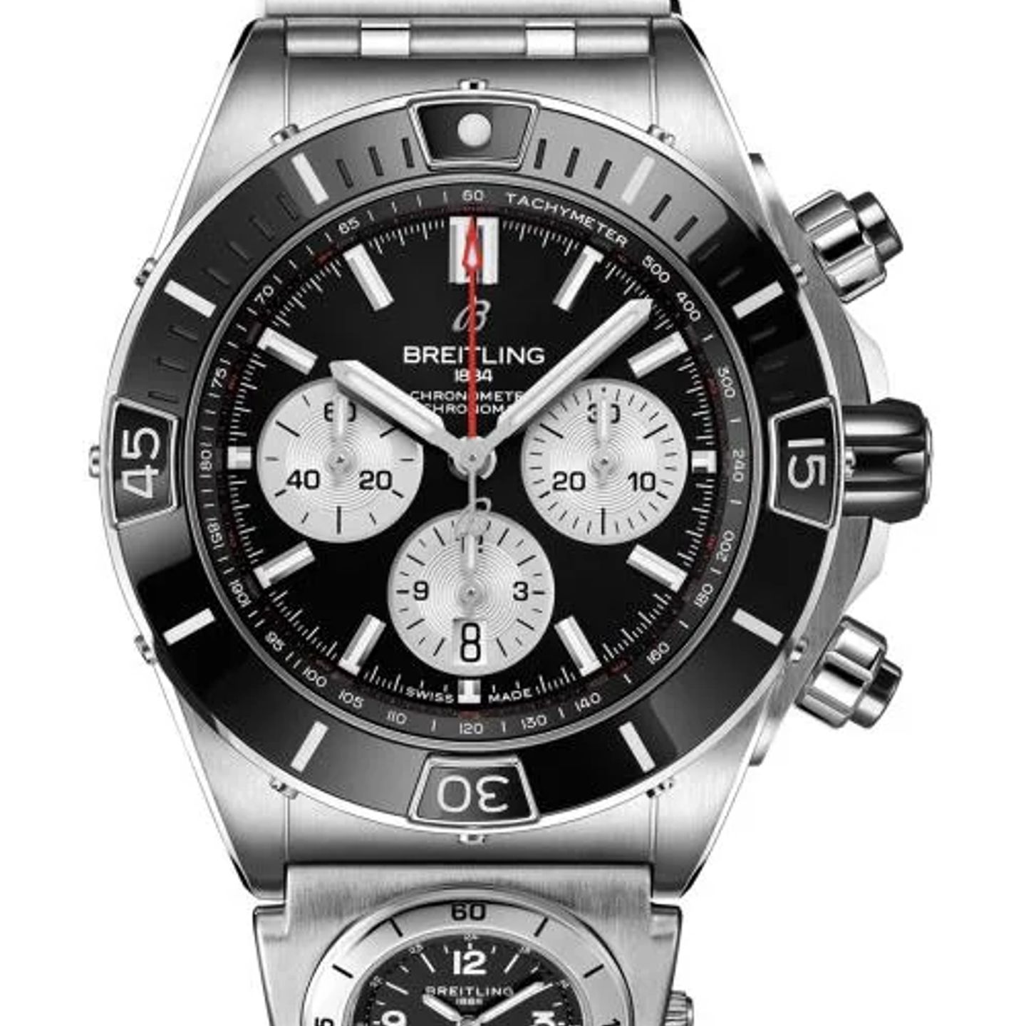 Breitling Chronomat AB0136251B1A2 (2026) - Black dial 44 mm Steel case (1/1)