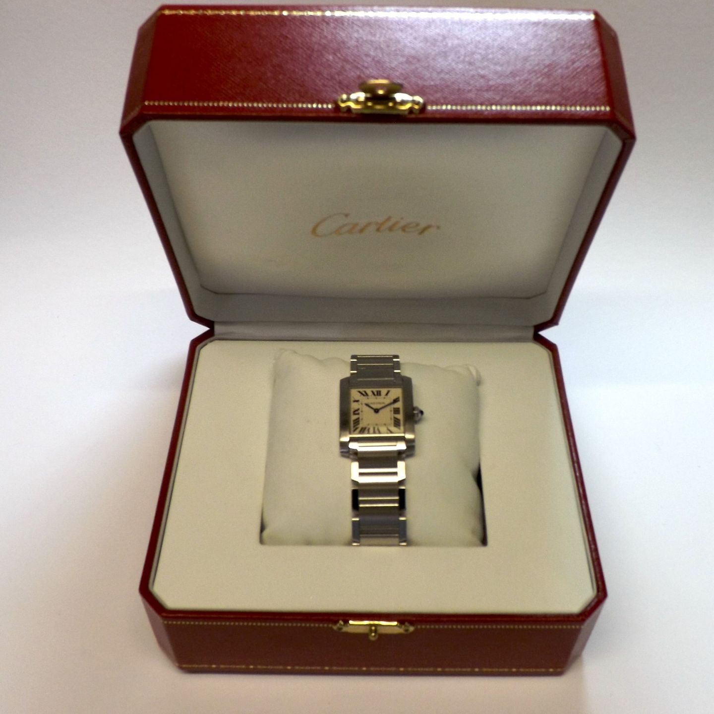 Cartier Tank Française 3751 (2016) - 25 mm Steel case (7/8)