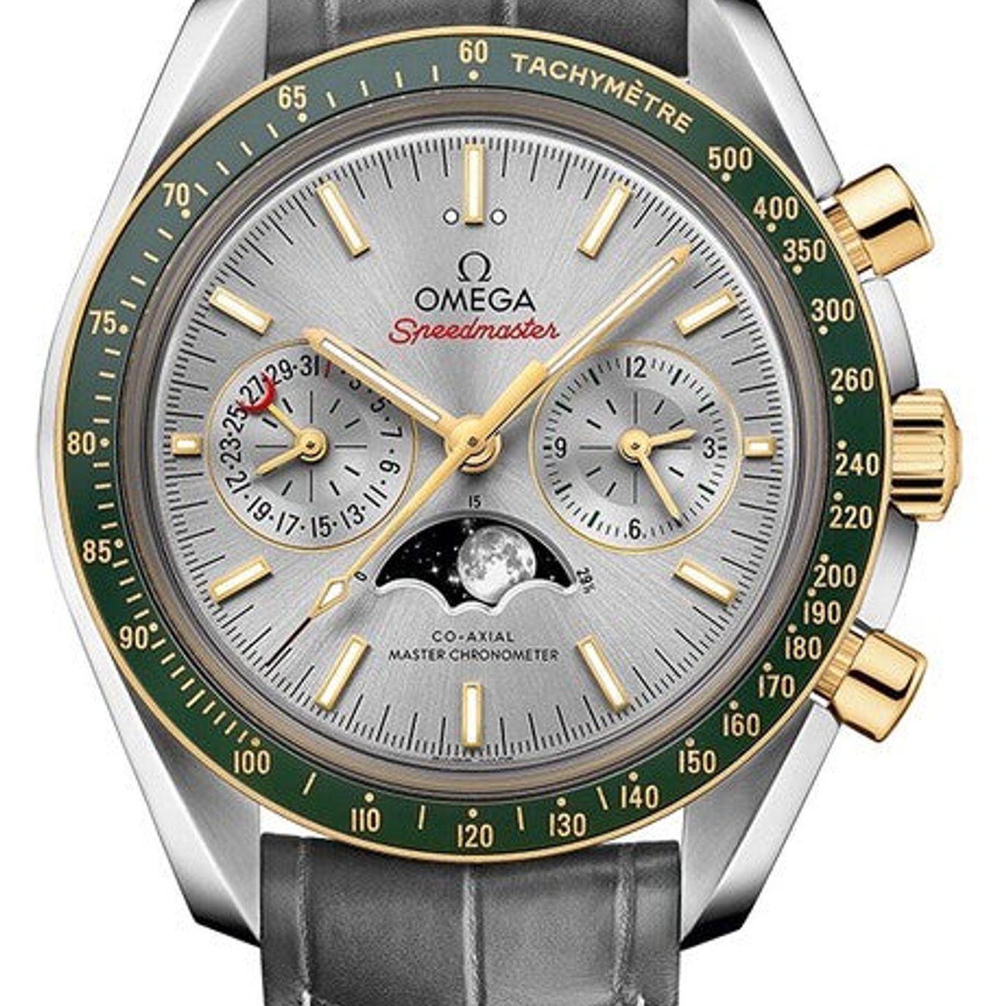 Omega Speedmaster Moonphase 304.23.44.52.06.001 (2025) - Grijs wijzerplaat 44mm Staal (1/1)